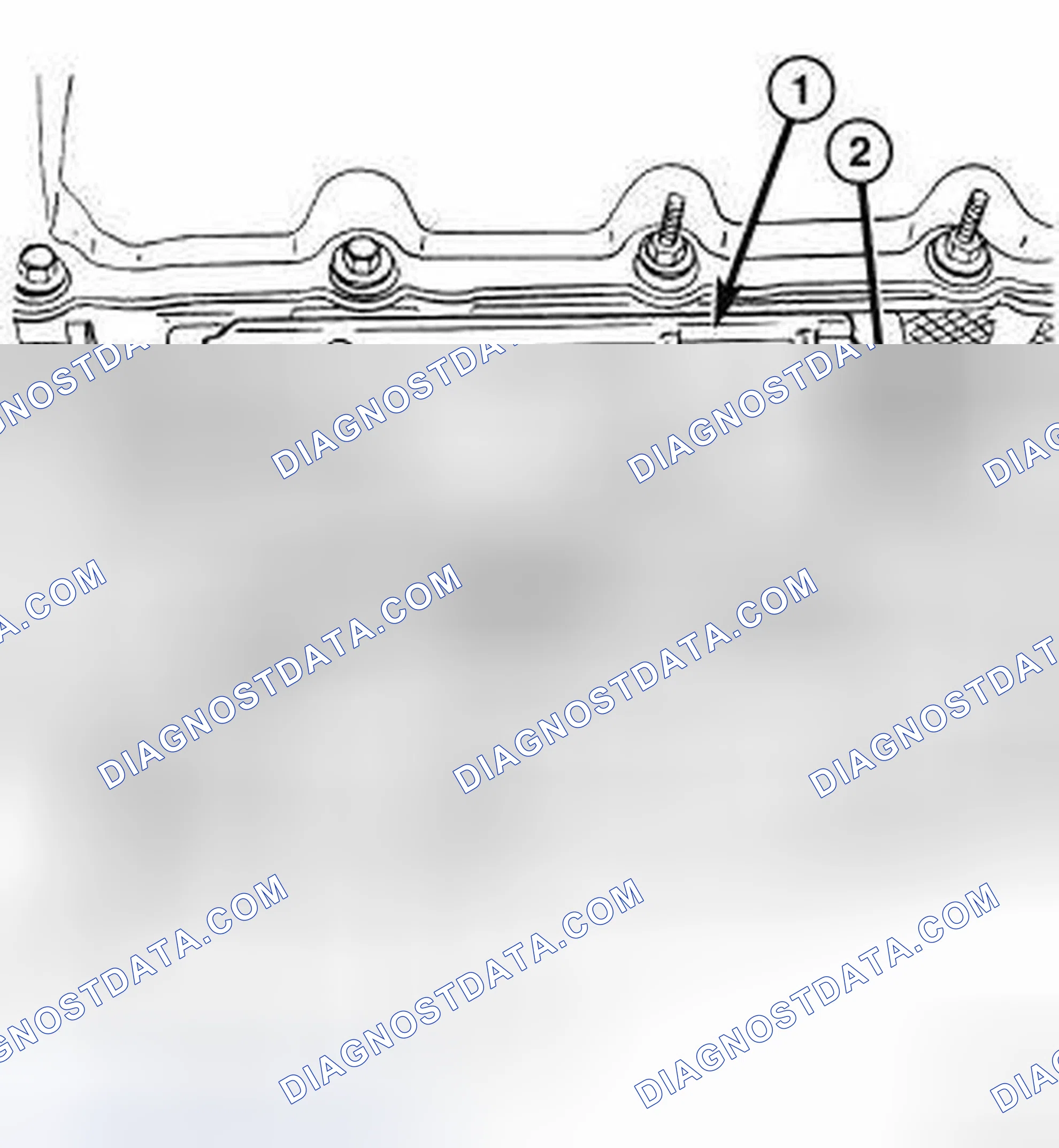 Scheme 97: RIGHT EXHAUST MANIFOLD