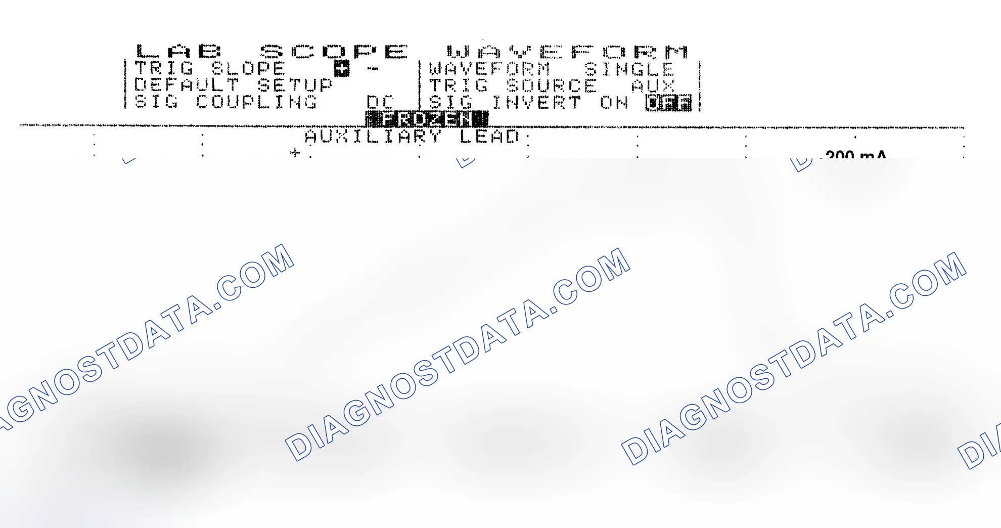 Scheme 13: Single Injector w/Normal Current Flow - Current Pattern