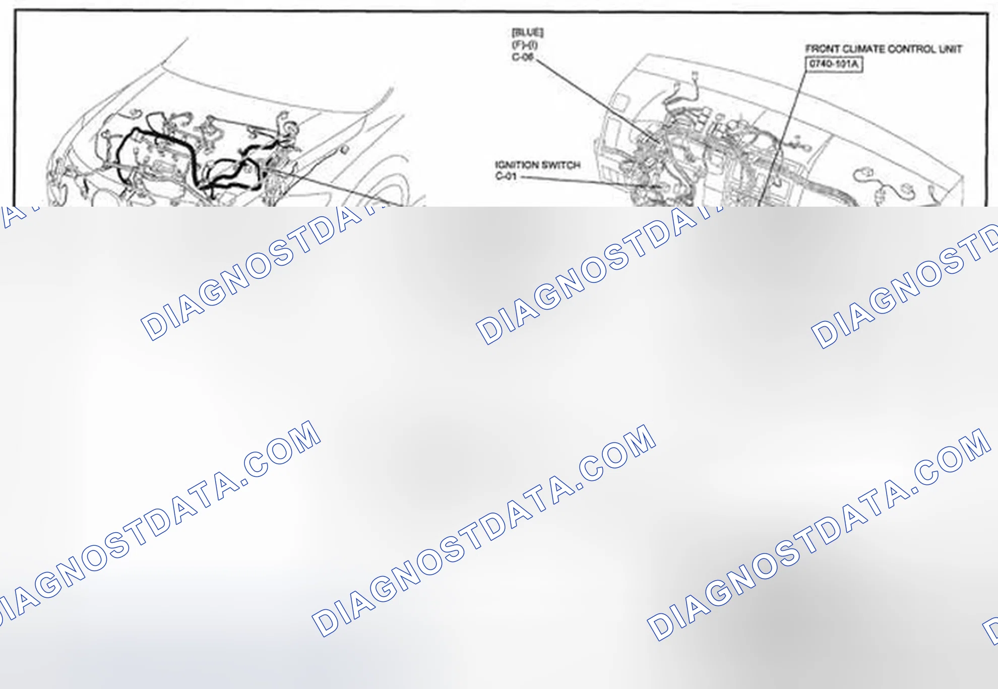 Scheme 135: Heater And Air Conditioner System Wiring Diagram - 0740-1a (2 Of 2)