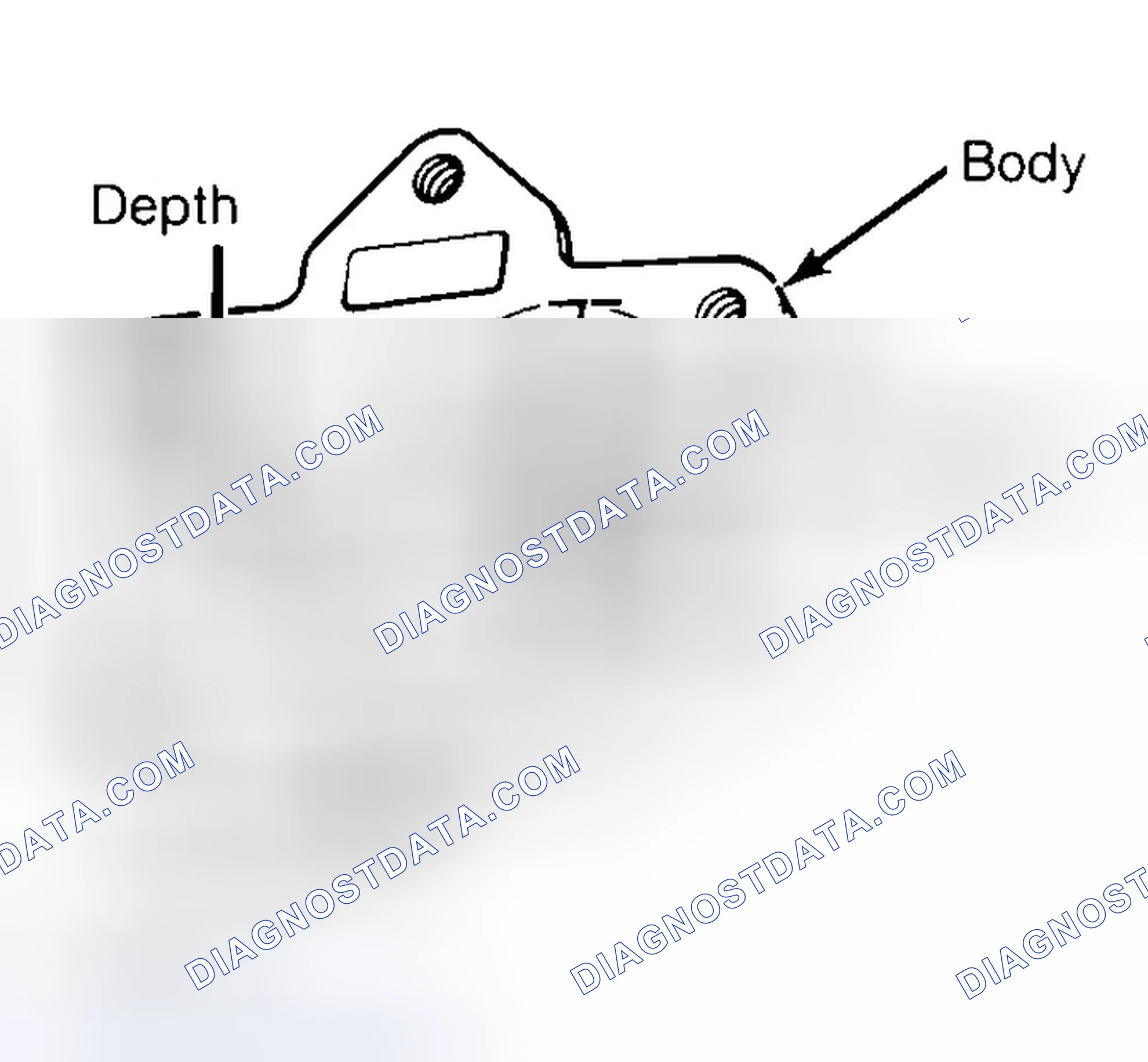 Scheme 35: Measuring Oil Pump Gear Cavity