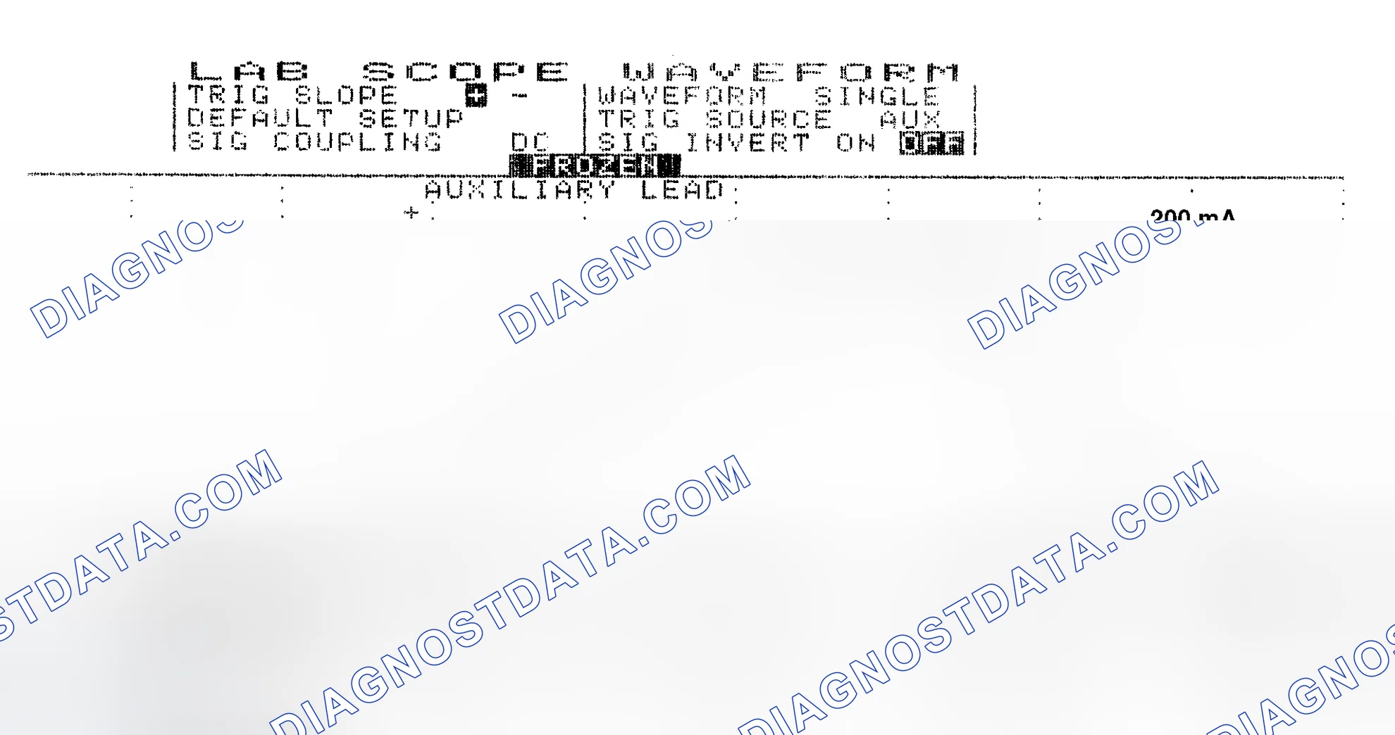 Scheme 13: Single Injector w/Normal Current Flow - Current Pattern