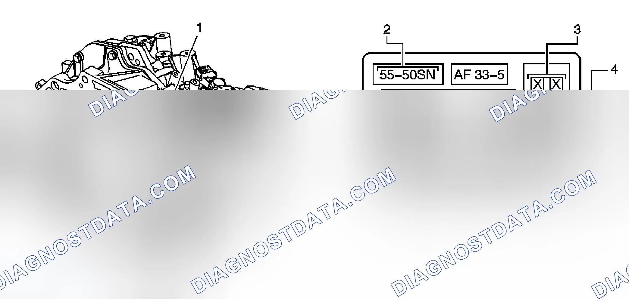 Scheme 37: Transmission ID and VIN Derivative Location (AF33-5)
