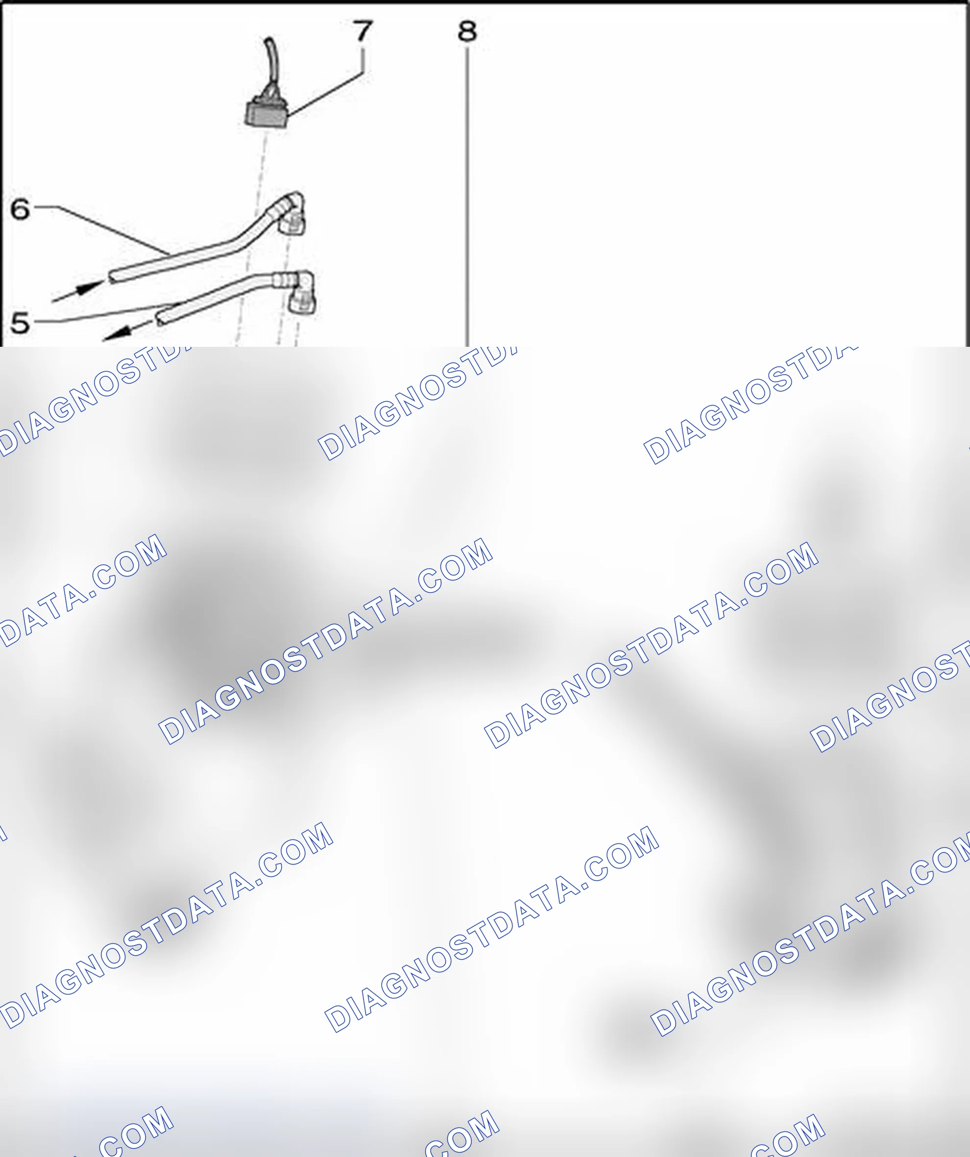 Scheme 135: Fuel delivery unit and fuel level sensor, assembly overview