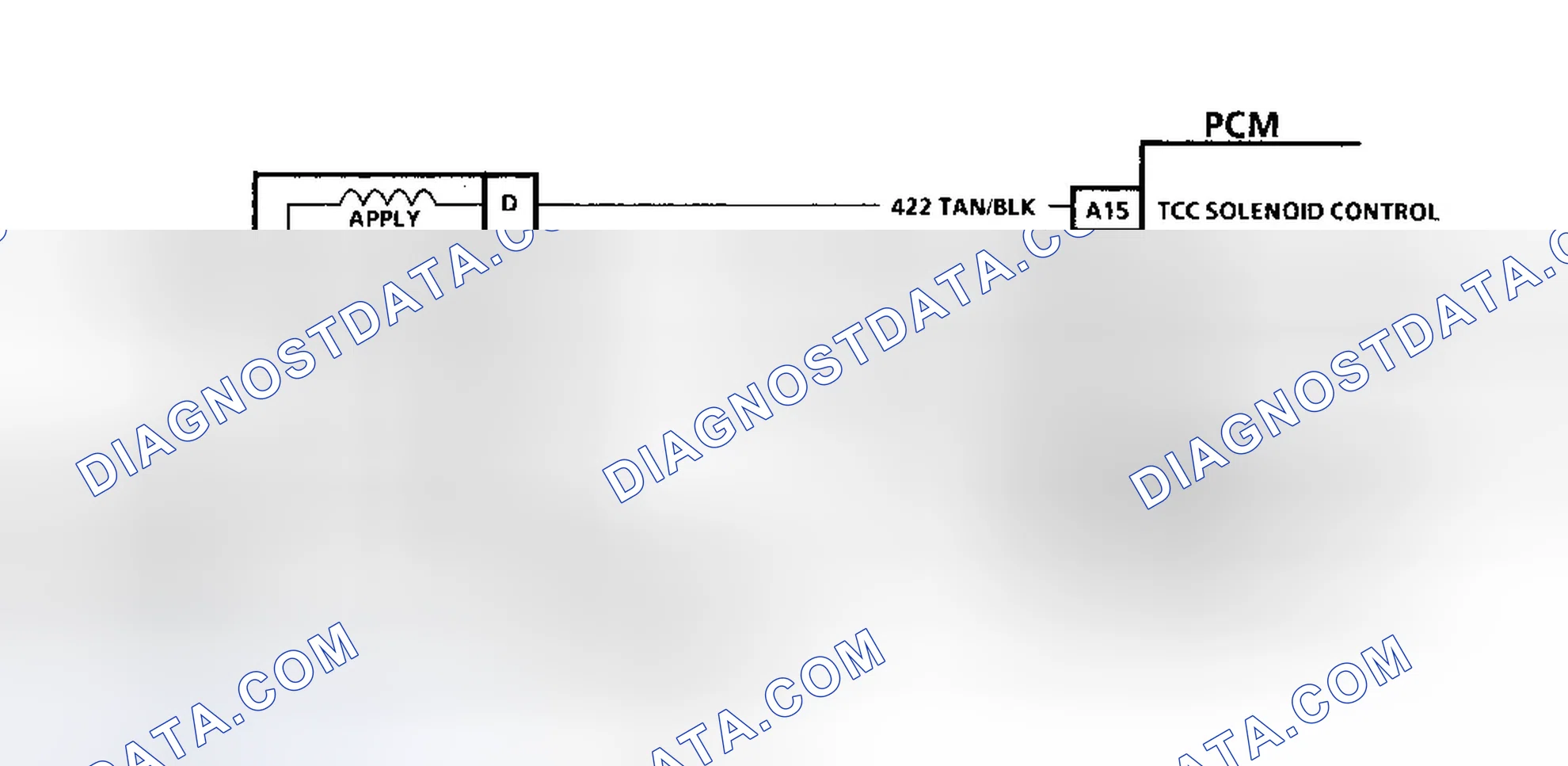 Scheme 38: Code 79 Schematic (3.1L) Transmission Fluid Overtemp