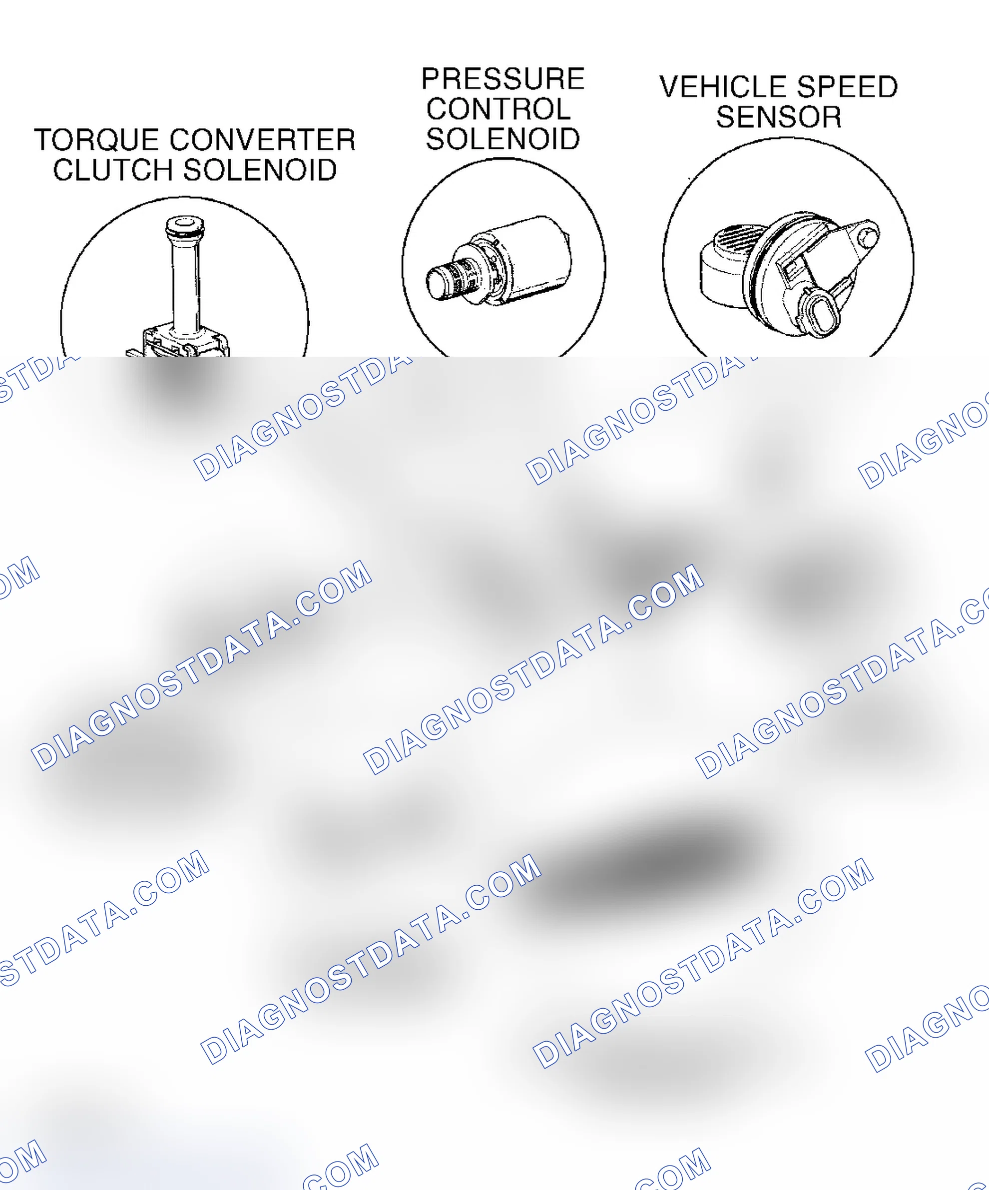 Scheme 39: Locating Transmission Solenoids, Sensors & Switches Courtesy of General Motors Corp.