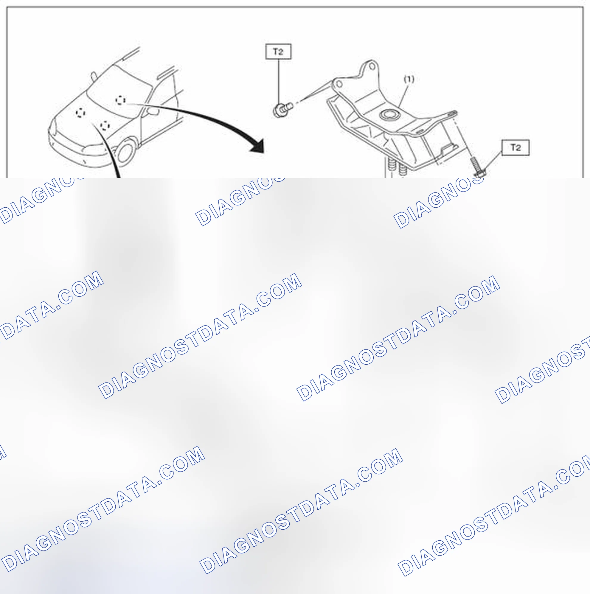 Scheme 190: TRANSMISSION MOUNTING