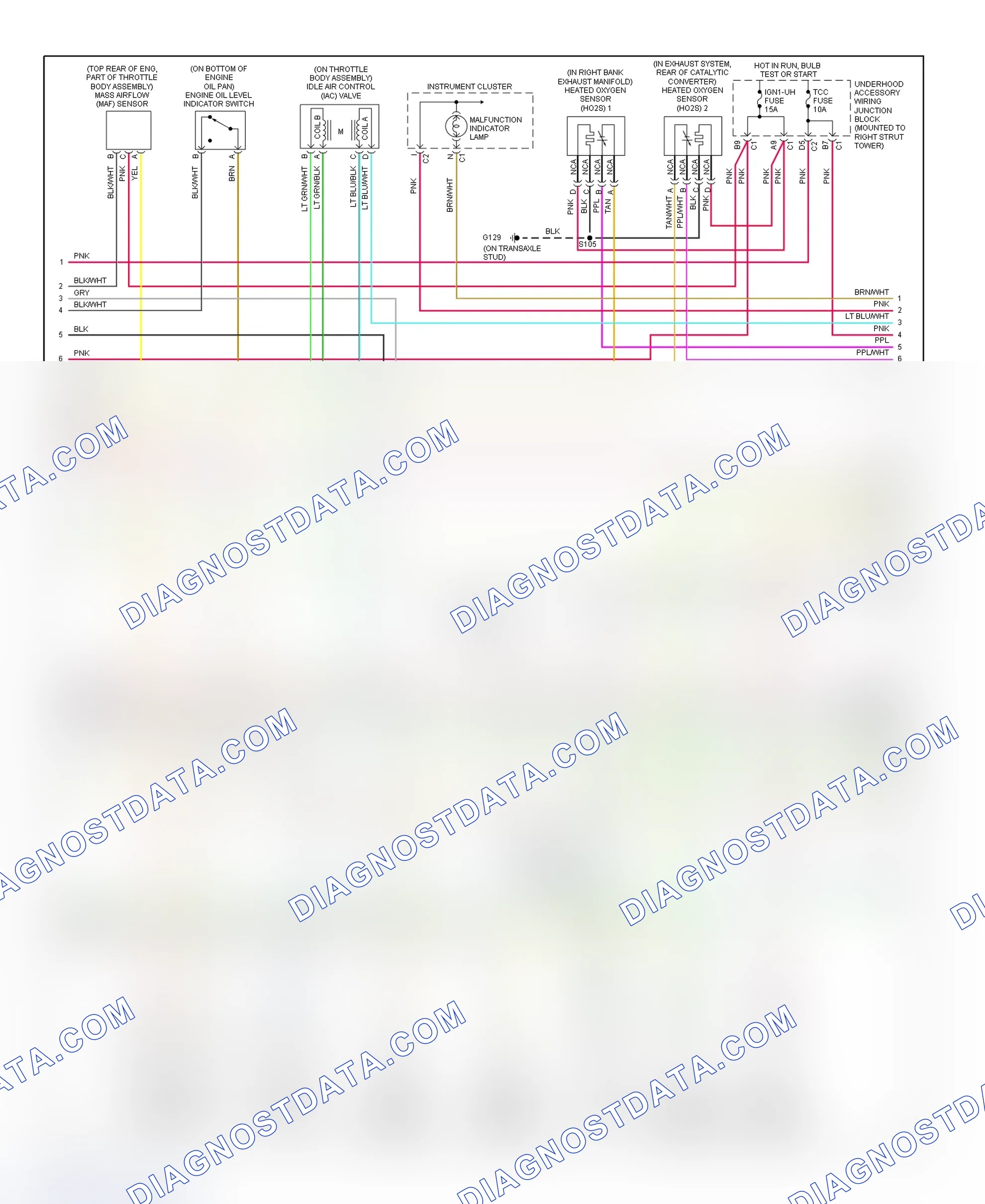 Scheme 116: PCM Wiring Diagram (Grand Prix - 3.8L VIN K - 3 Of 4)