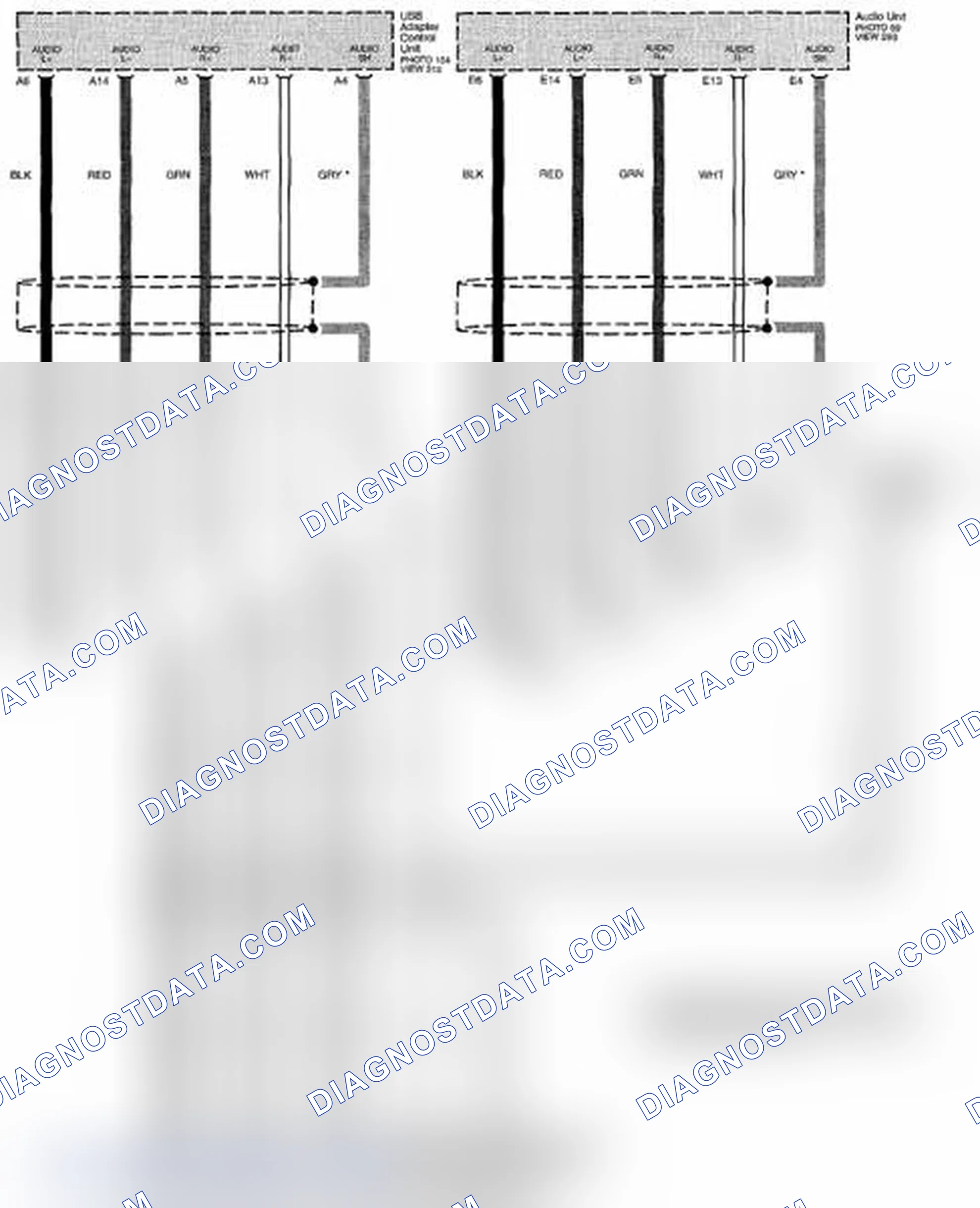 Scheme 202: Multiplex Integrated Control System Circuit Diagram - GA-NET Audio (Without XM Radio) (Page 50-12)