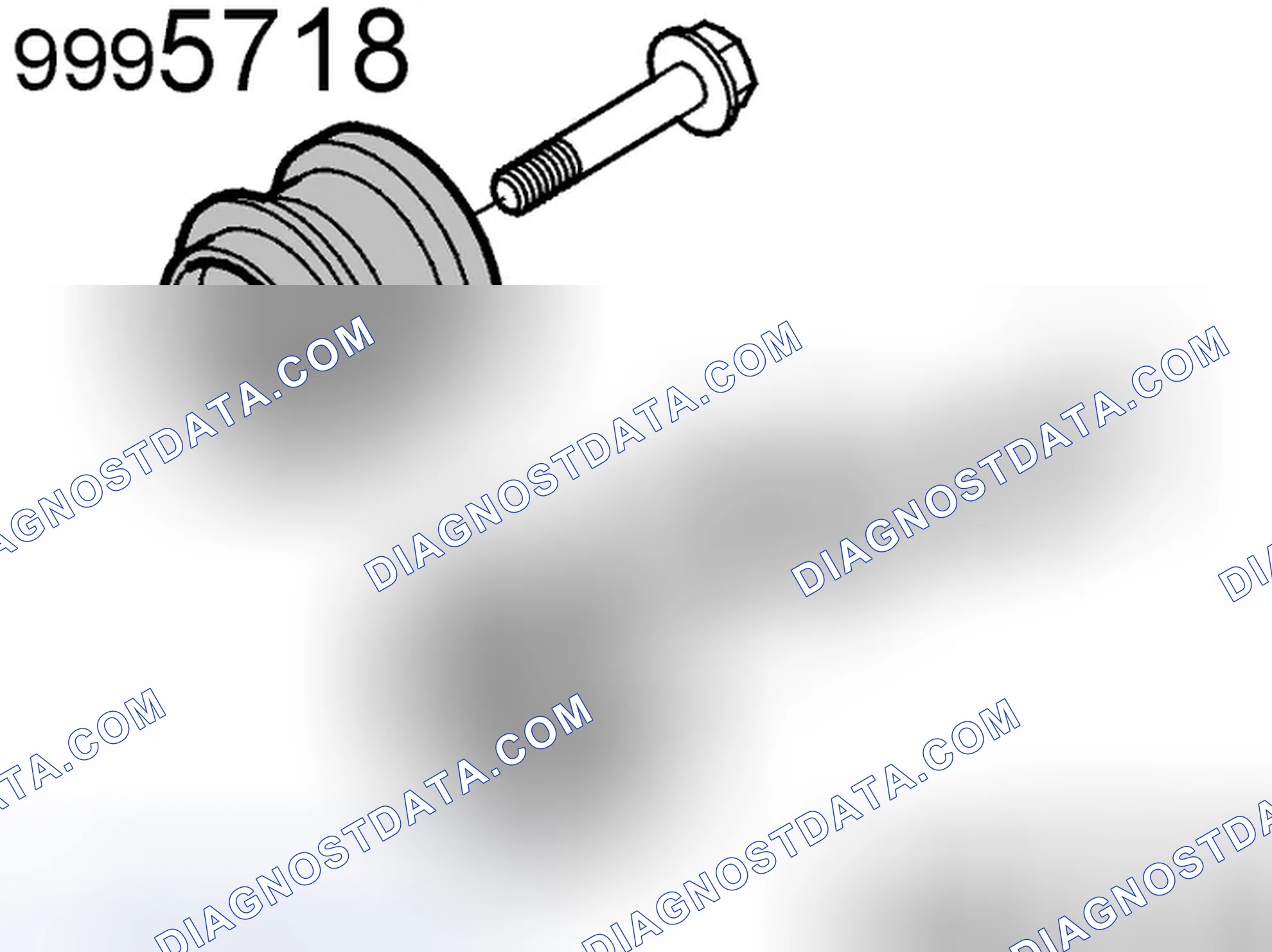 Scheme 122: Installing the front camshaft seal