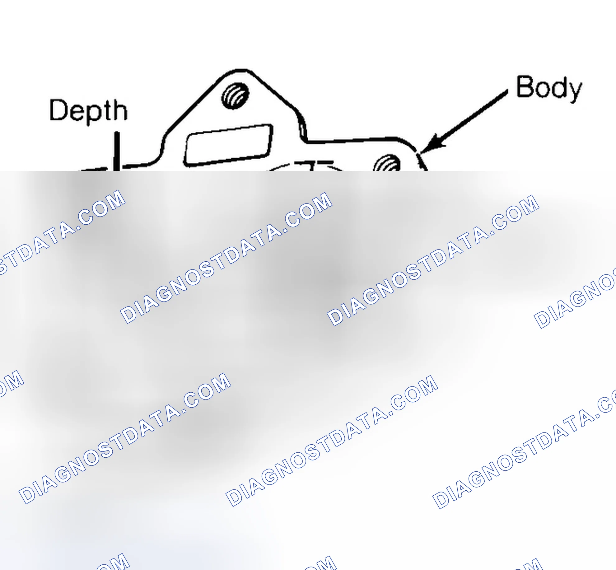 Scheme 35: Measuring Oil Pump Gear Cavity