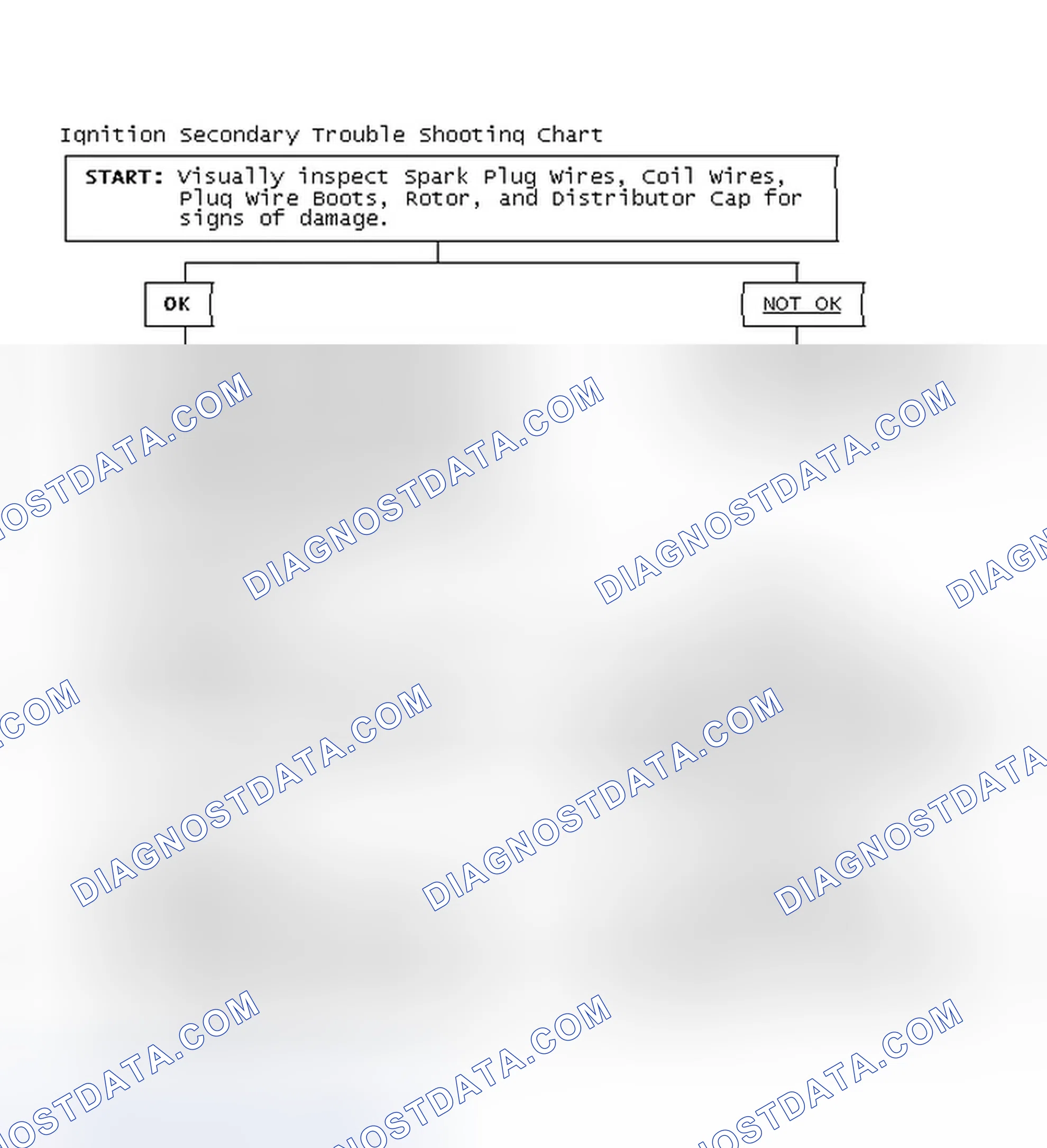 Scheme 1: Ignition Secondary Trouble Shooting Chart