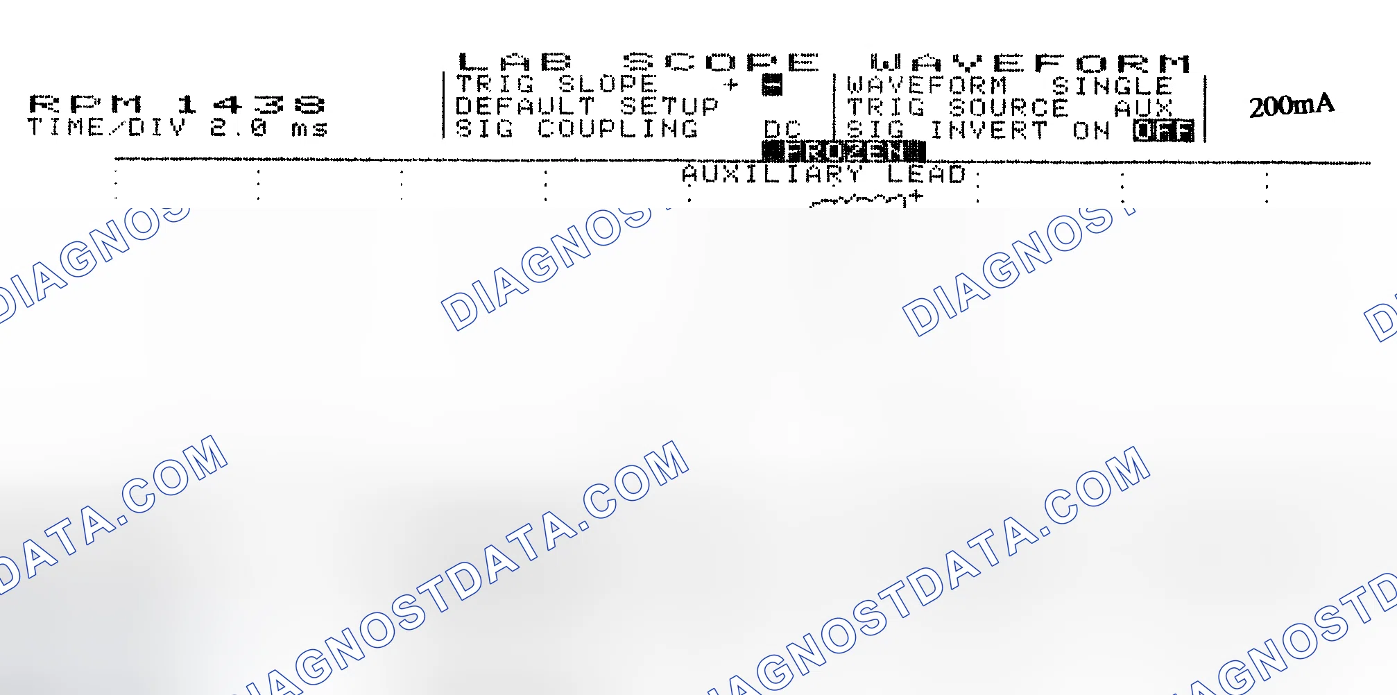 Scheme 15: Single Injector w/Normal Current Flow - Current Pattern