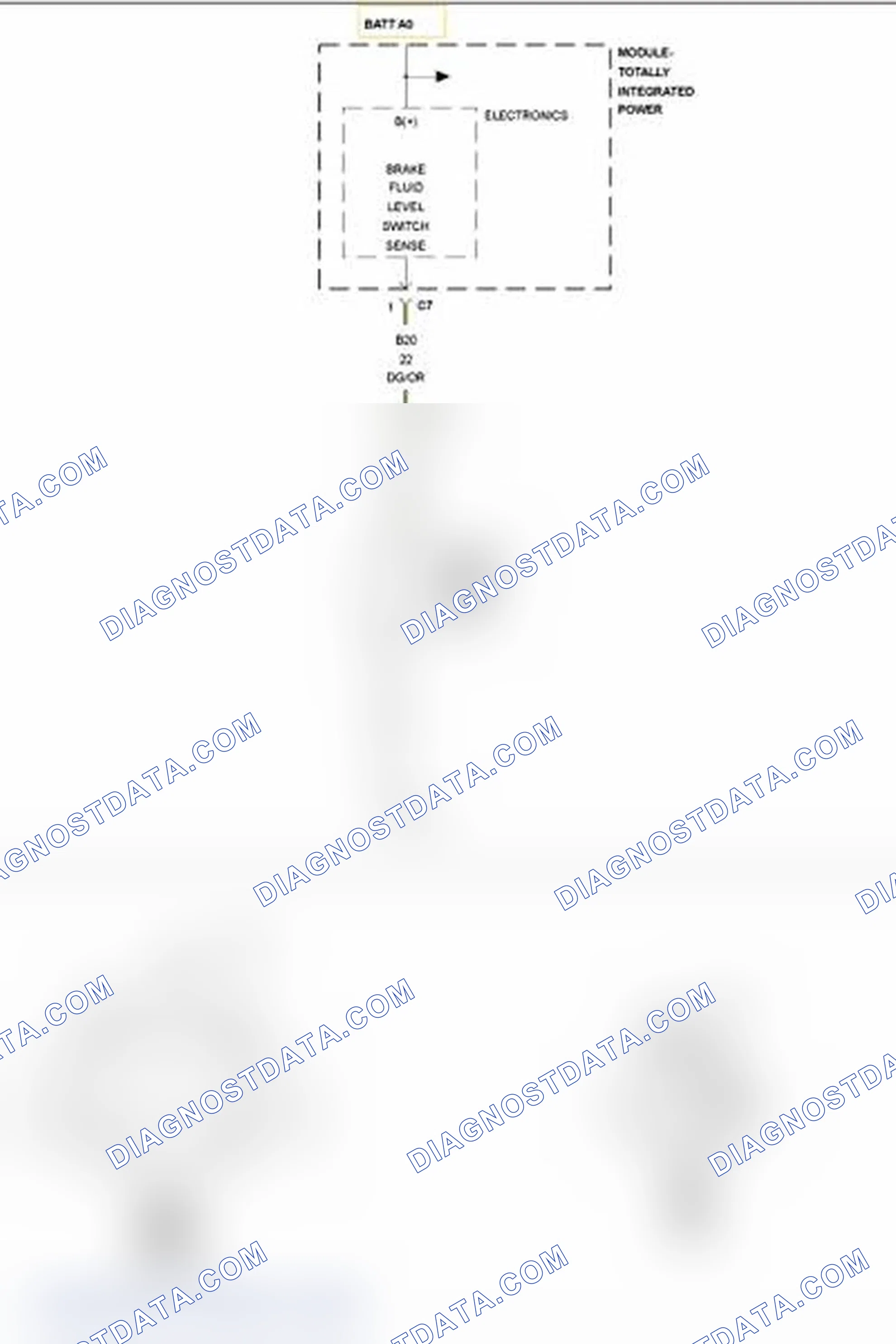 Scheme 52: C0049-7B-BRAKE FLUID - LOW FLUID LEVEL
