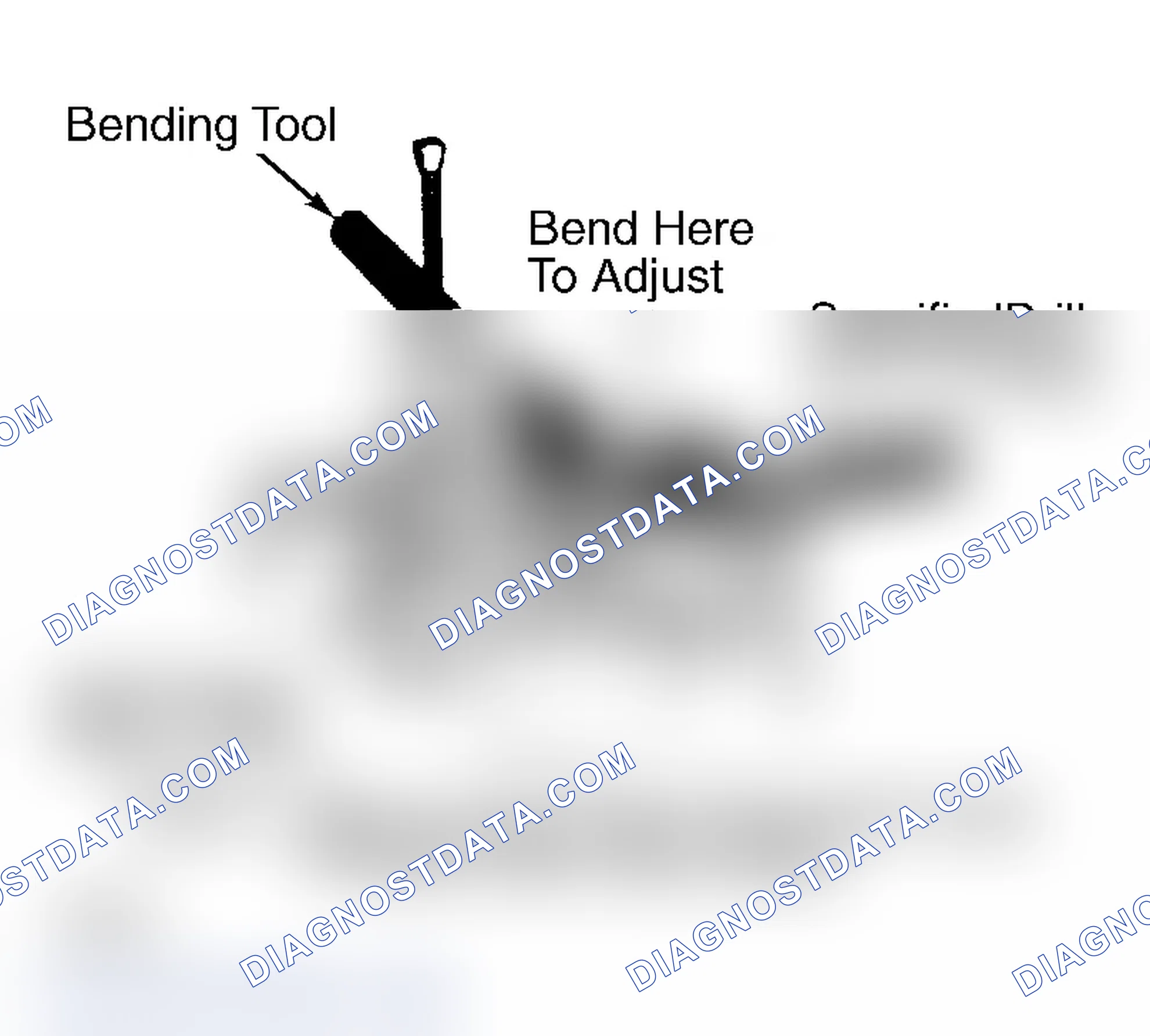 Scheme 4: Adjusting Metering Rod Metering rod and idle stop solenoid must be removed prior to performing adjustment.