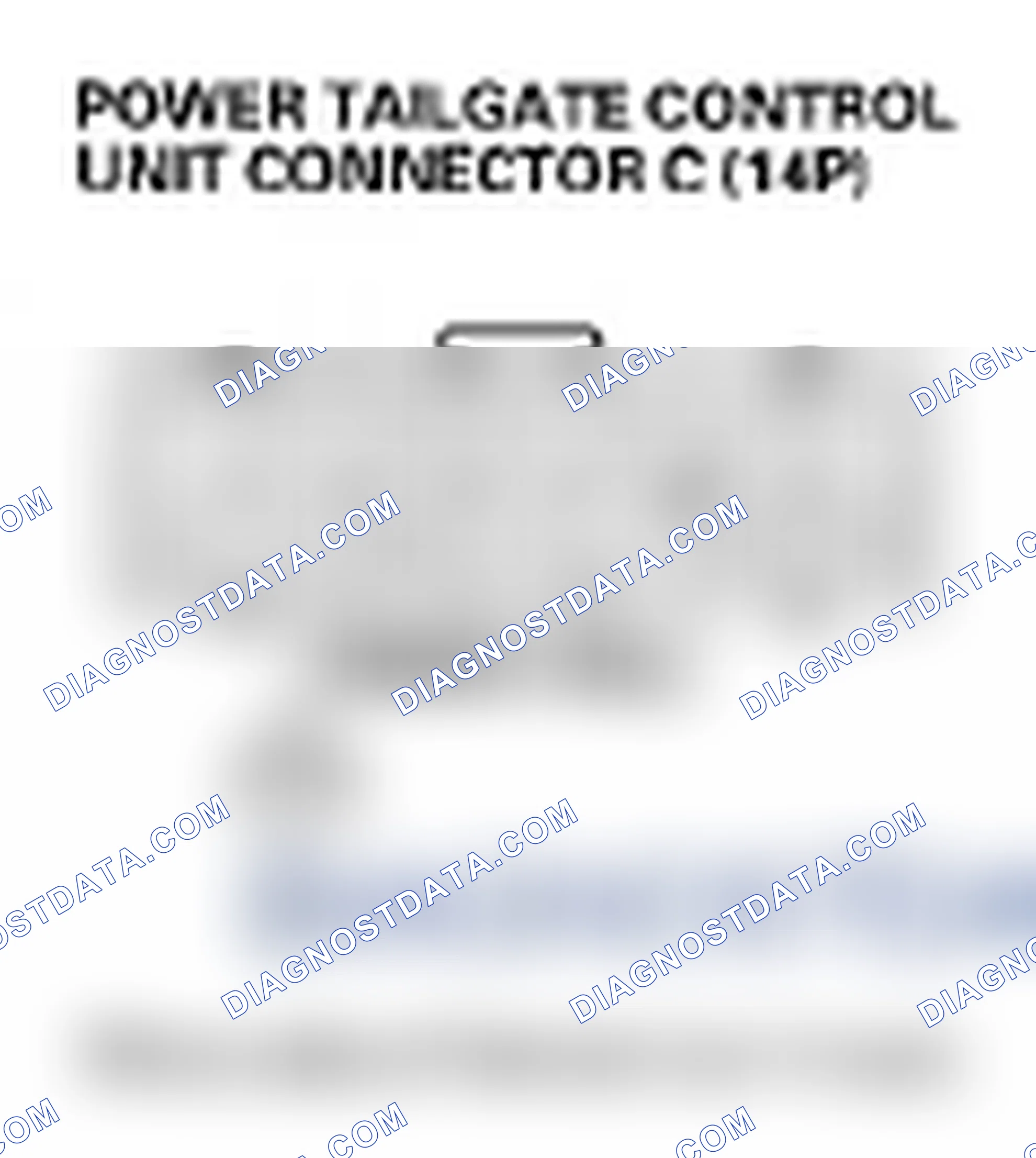 Scheme 144: DTC B1376: Tailgate Outer Handle Switch Circuit Malfunction