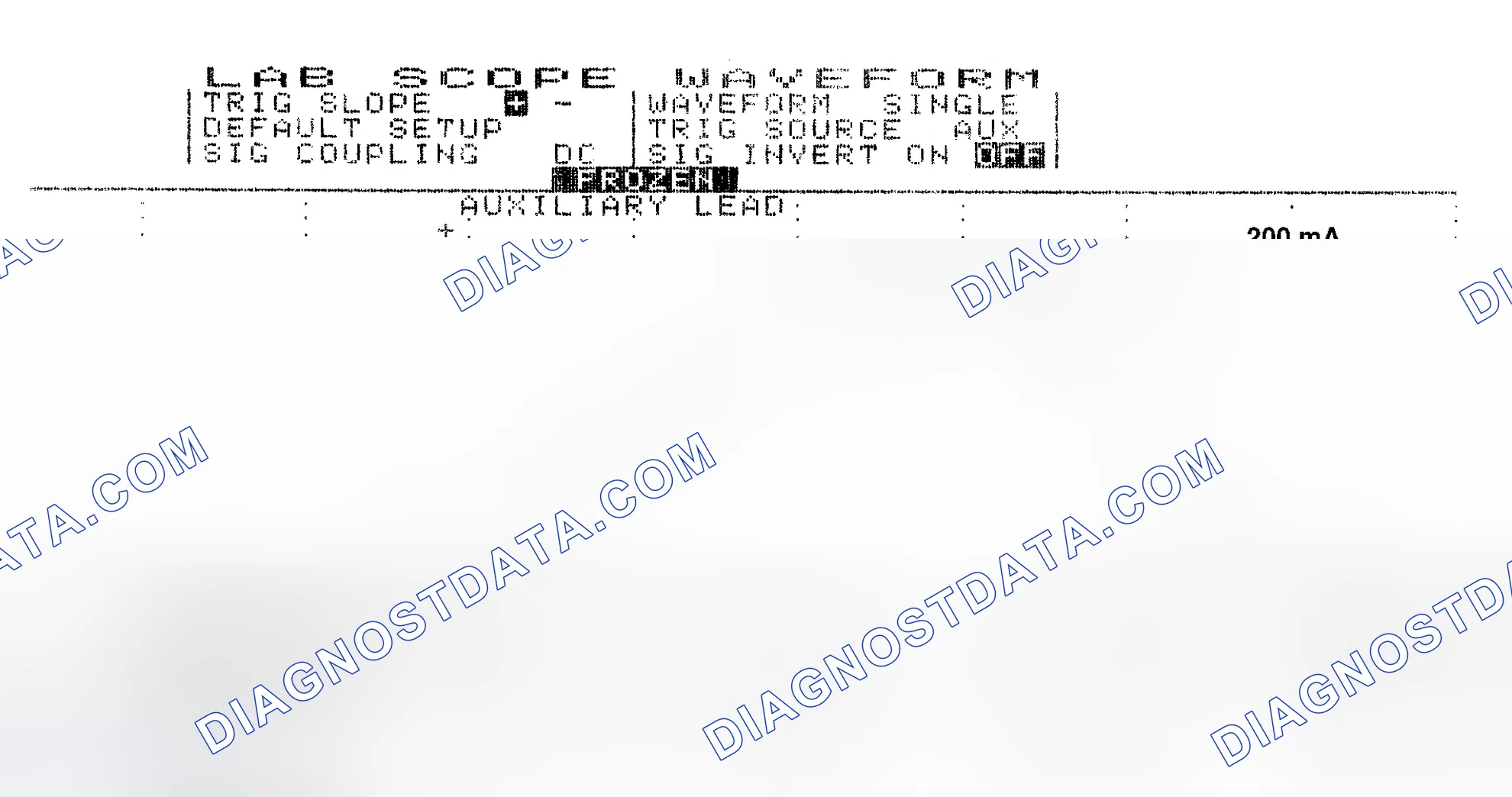Scheme 13: Single Injector w/Normal Current Flow - Current Pattern
