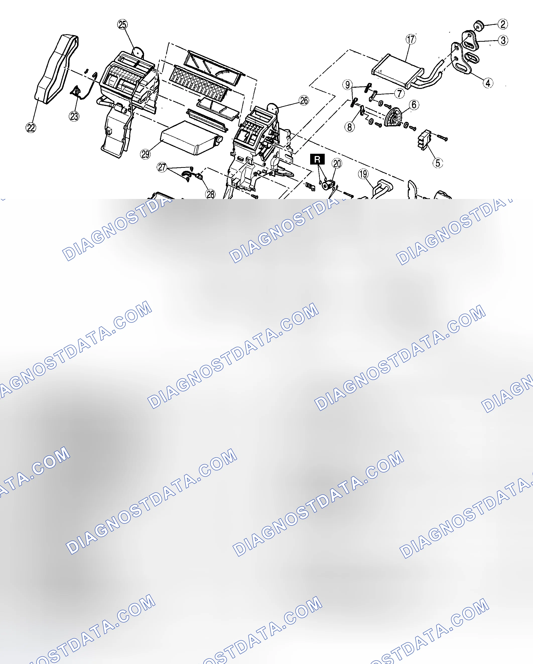 Scheme 145: A/C UNIT DISASSEMBLY/ASSEMBLY [L3 WITH TC]