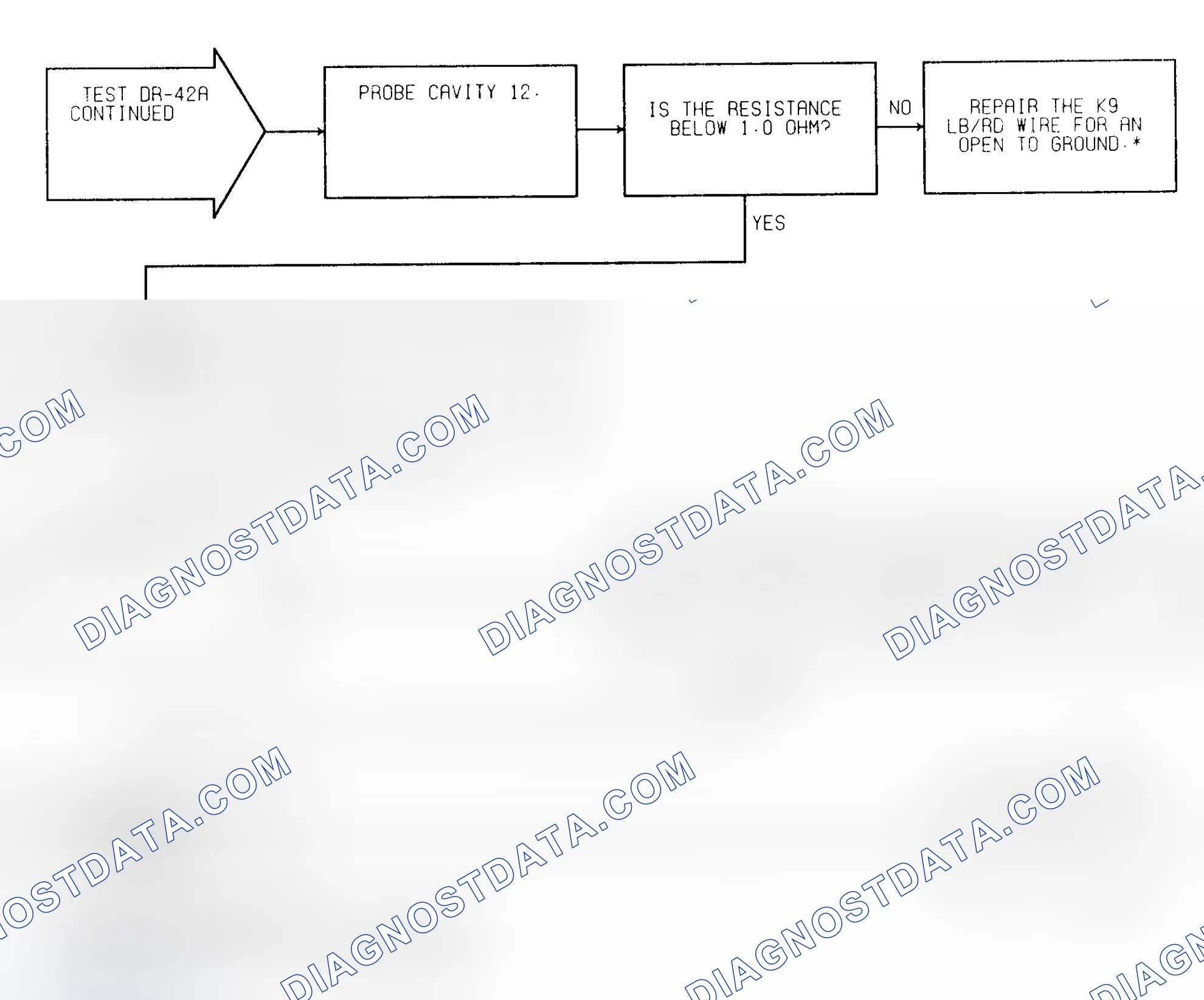 Scheme 339: Test DR-42A (2 of 2) Engine Controller Ground & Power Circuits Check