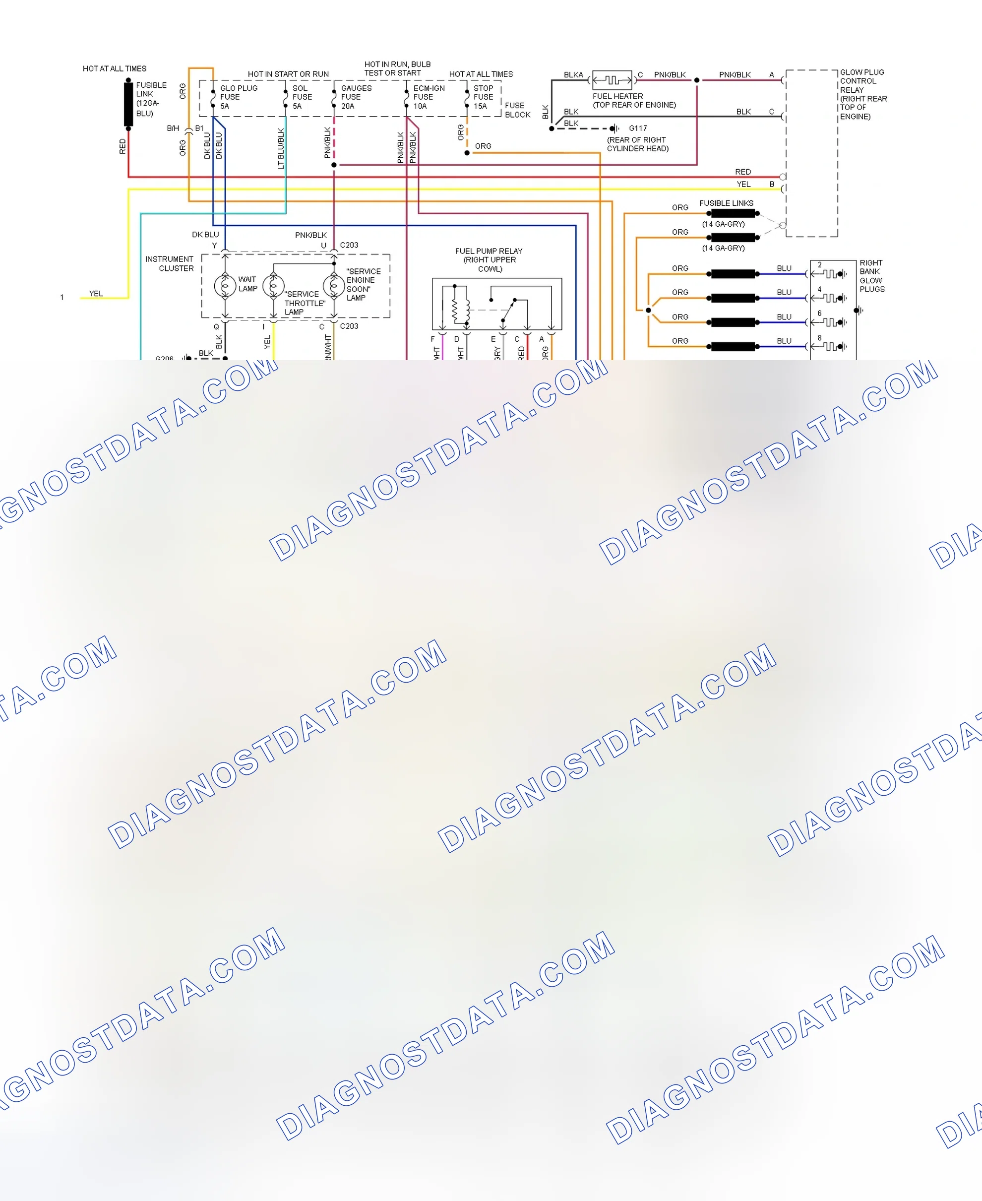 Scheme 267: Wiring Diagram (Blazer, Pickup, Sierra, Suburban & Yukon - With 4L60-E - 2 Of 2)