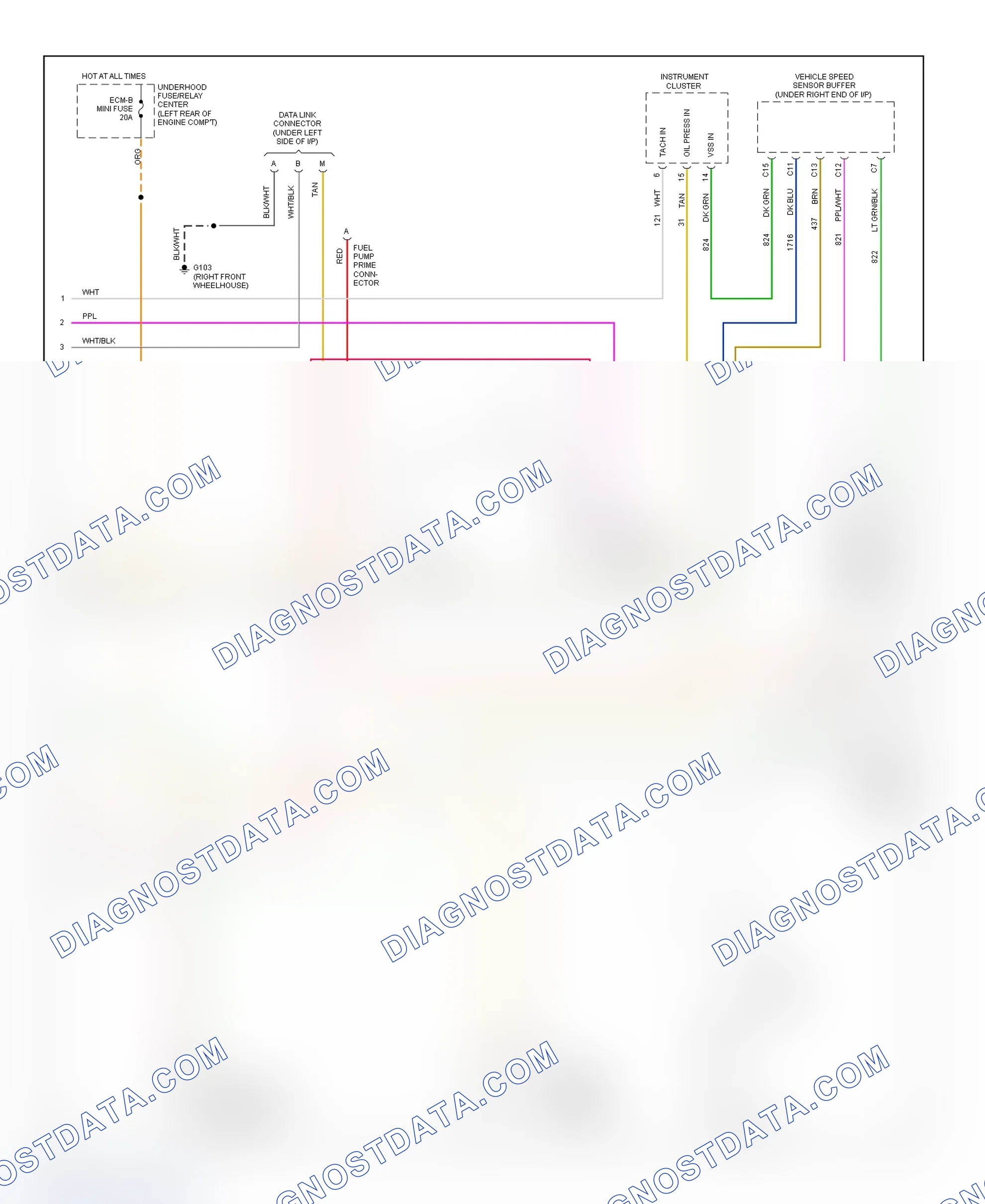 Scheme 23: Wiring Diagram ("C" & "K" Series Pickup & Sierra - 4.3L With M/T - 3 Of 3)