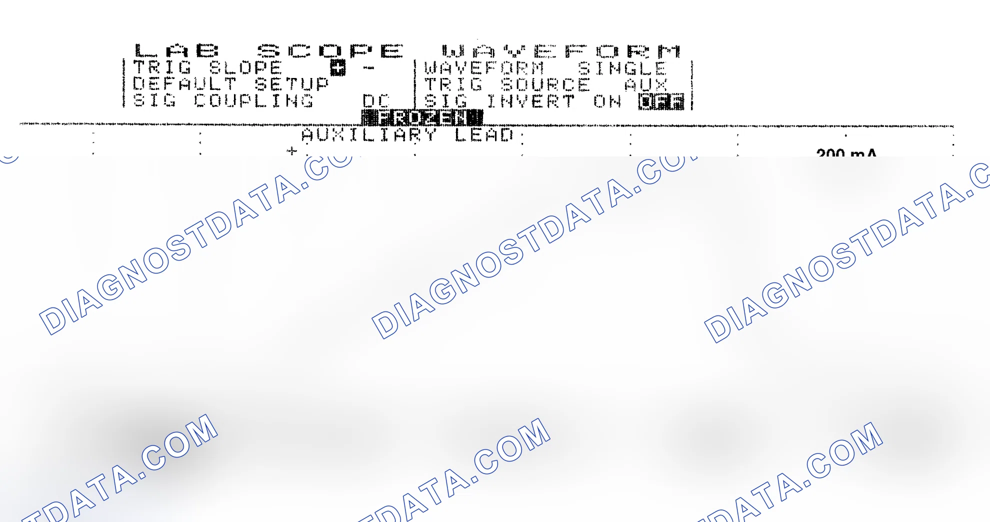 Scheme 13: Single Injector w/Normal Current Flow - Current Pattern