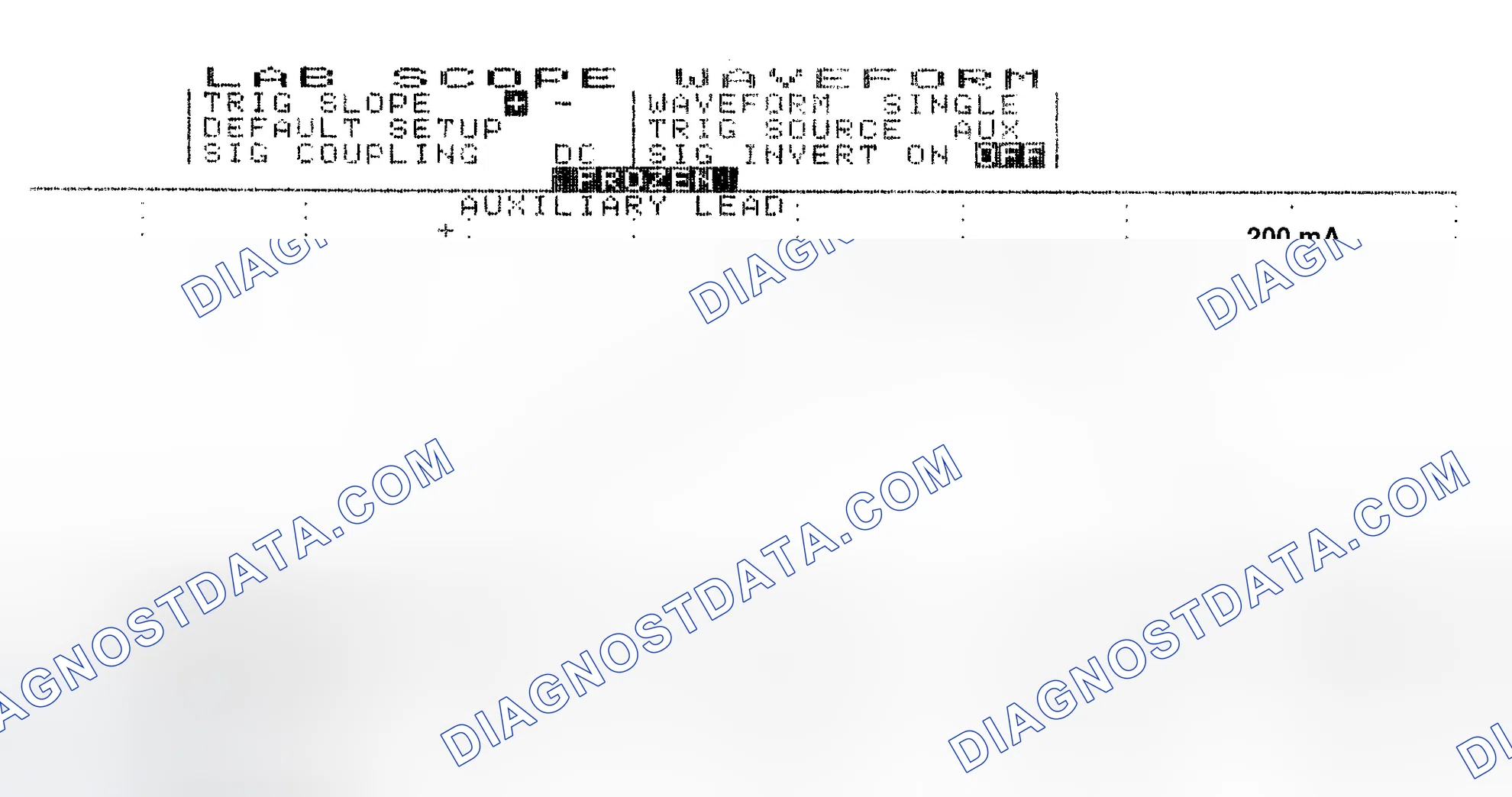 Scheme 13: Single Injector w/Normal Current Flow - Current Pattern