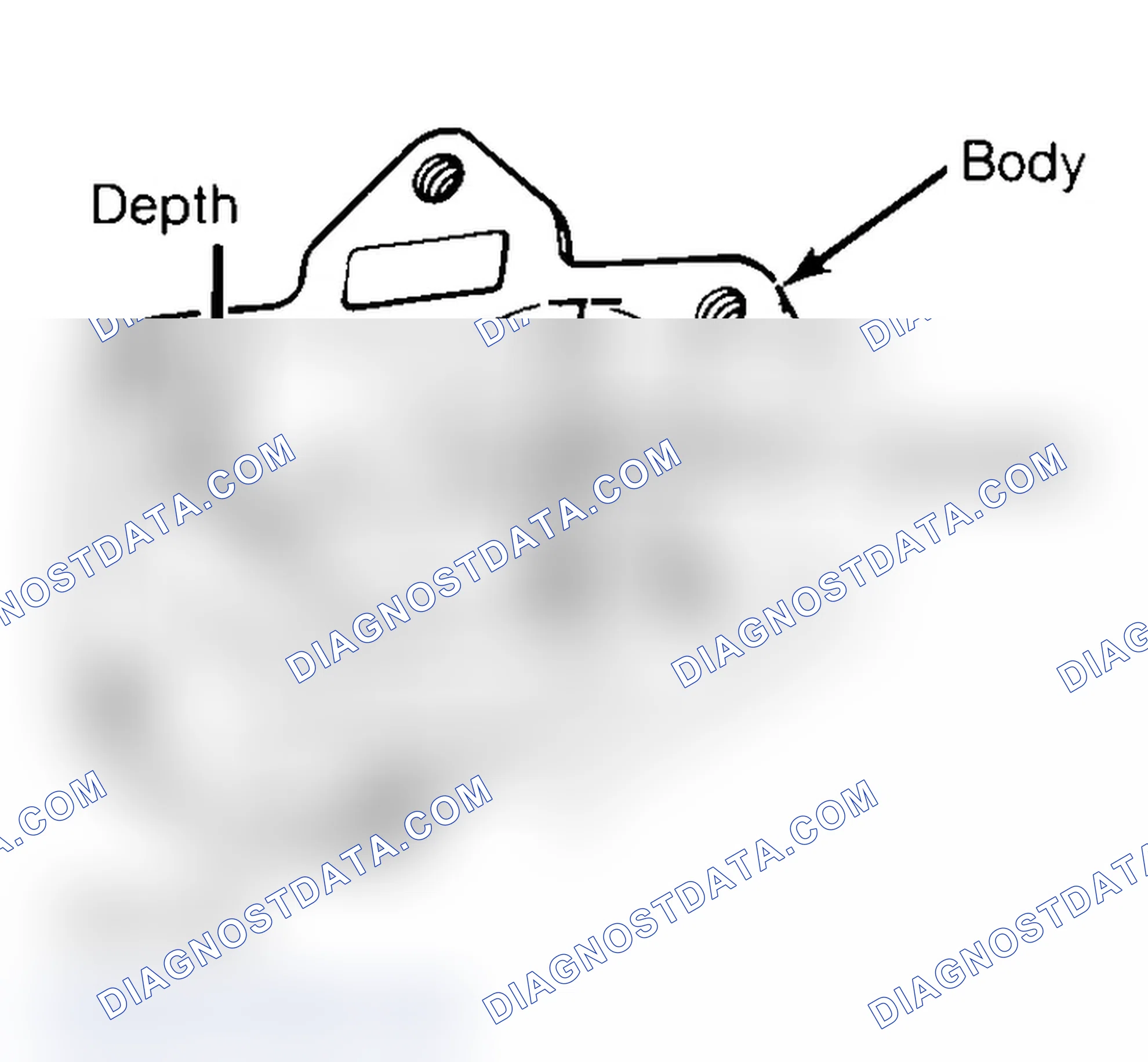 Scheme 35: Measuring Oil Pump Gear Cavity