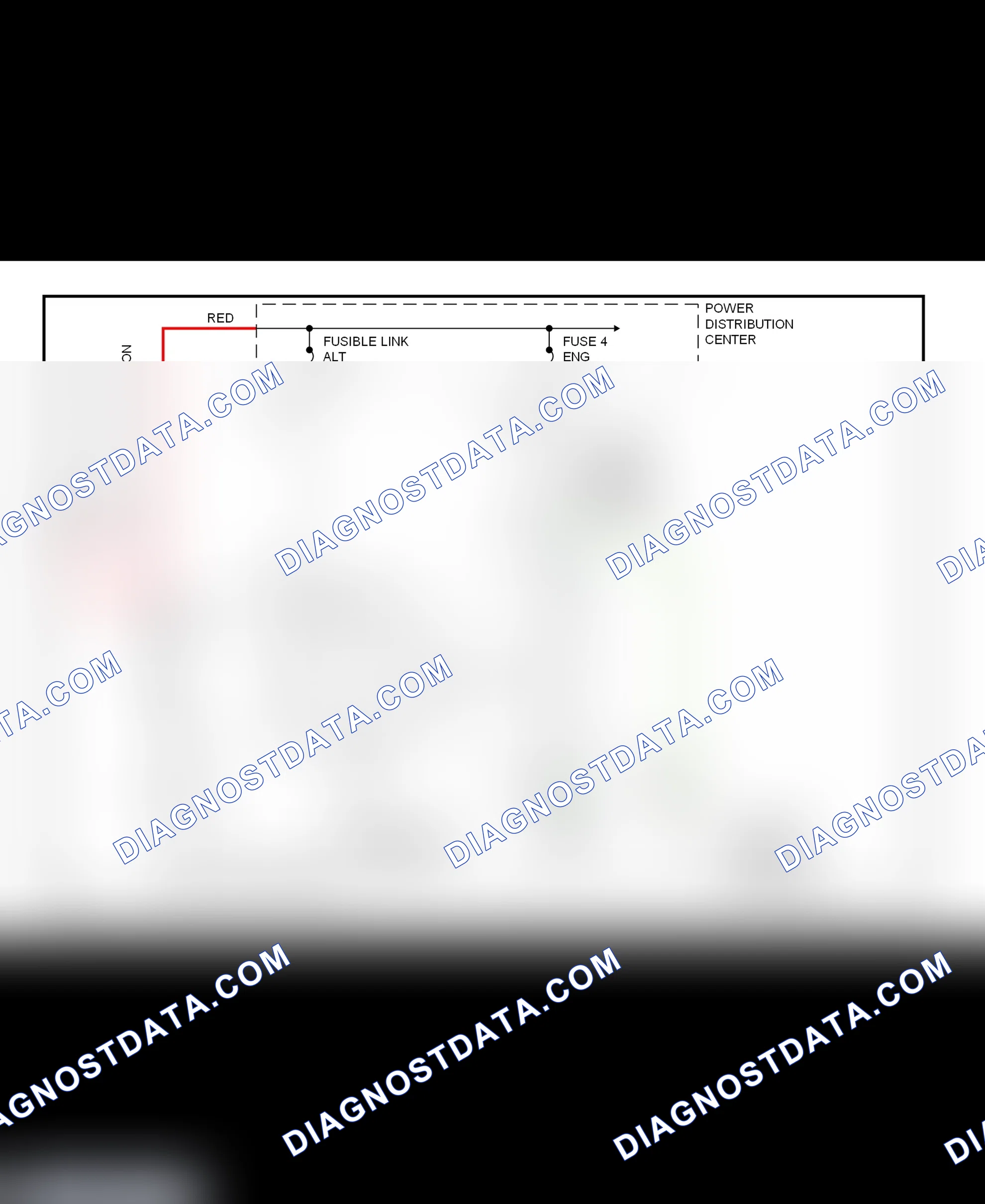 Scheme 6: Charging System Wiring Diagram (Pickup - Gasoline)