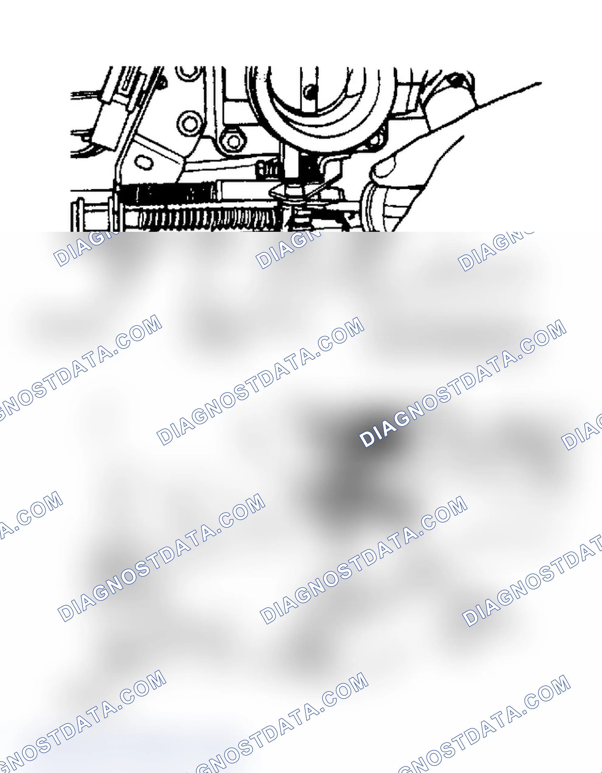 Scheme 31: Self-Locking T.V. control Cable on 5.0L HO & SEFI