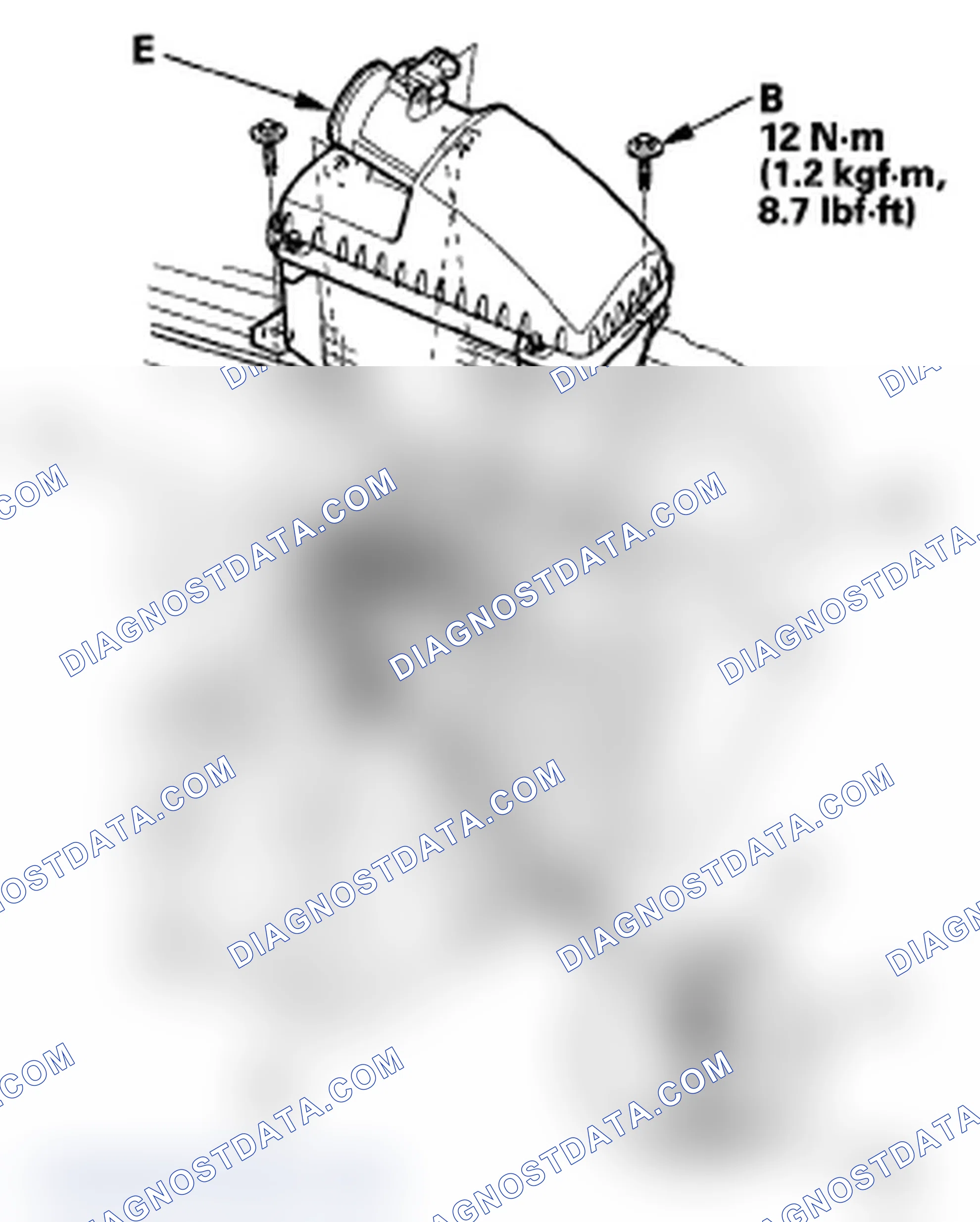 Scheme 5: Air Cleaner Removal/Installation