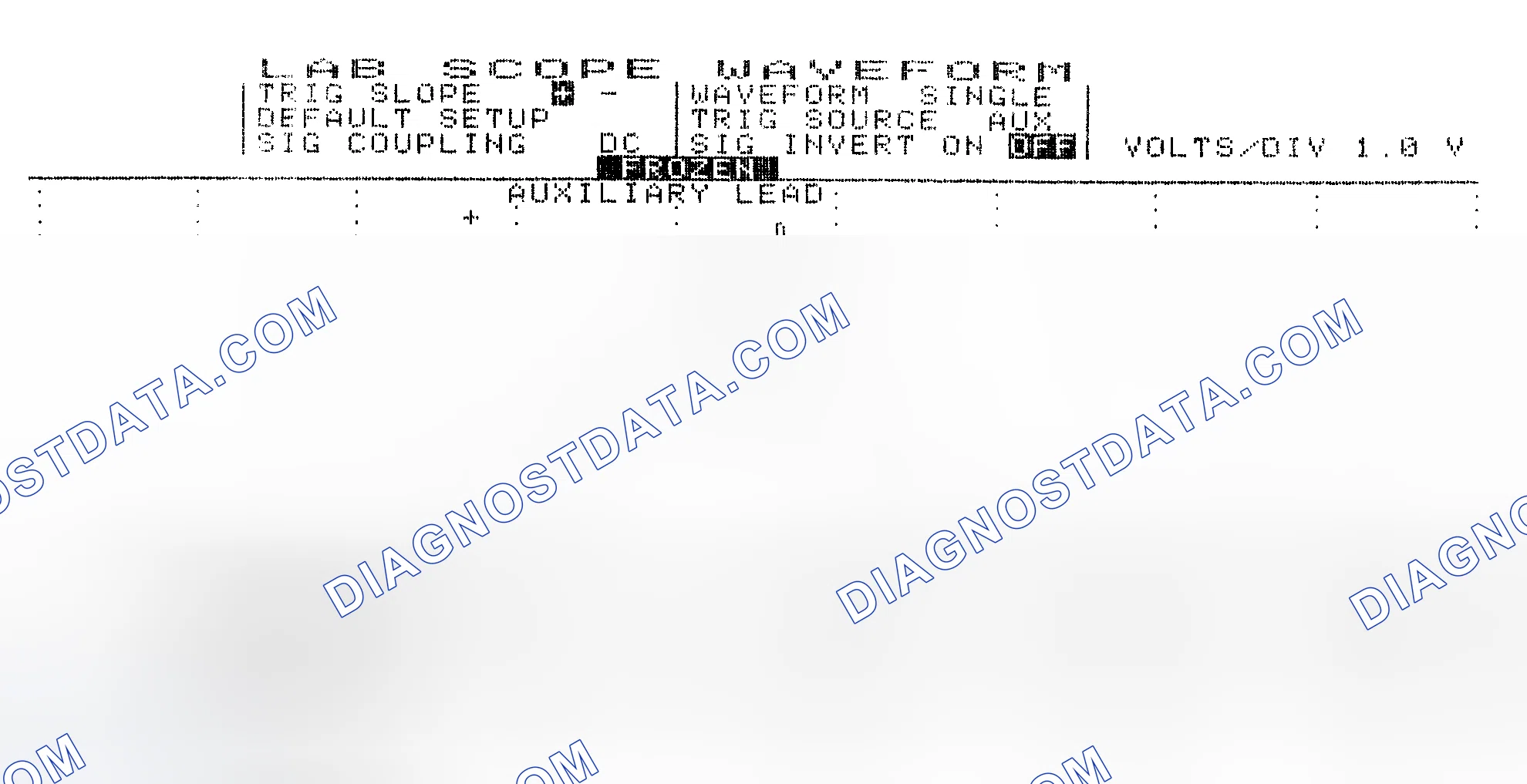 Scheme 19: Single Injector w/Excessive Current Flow - Current Pattern