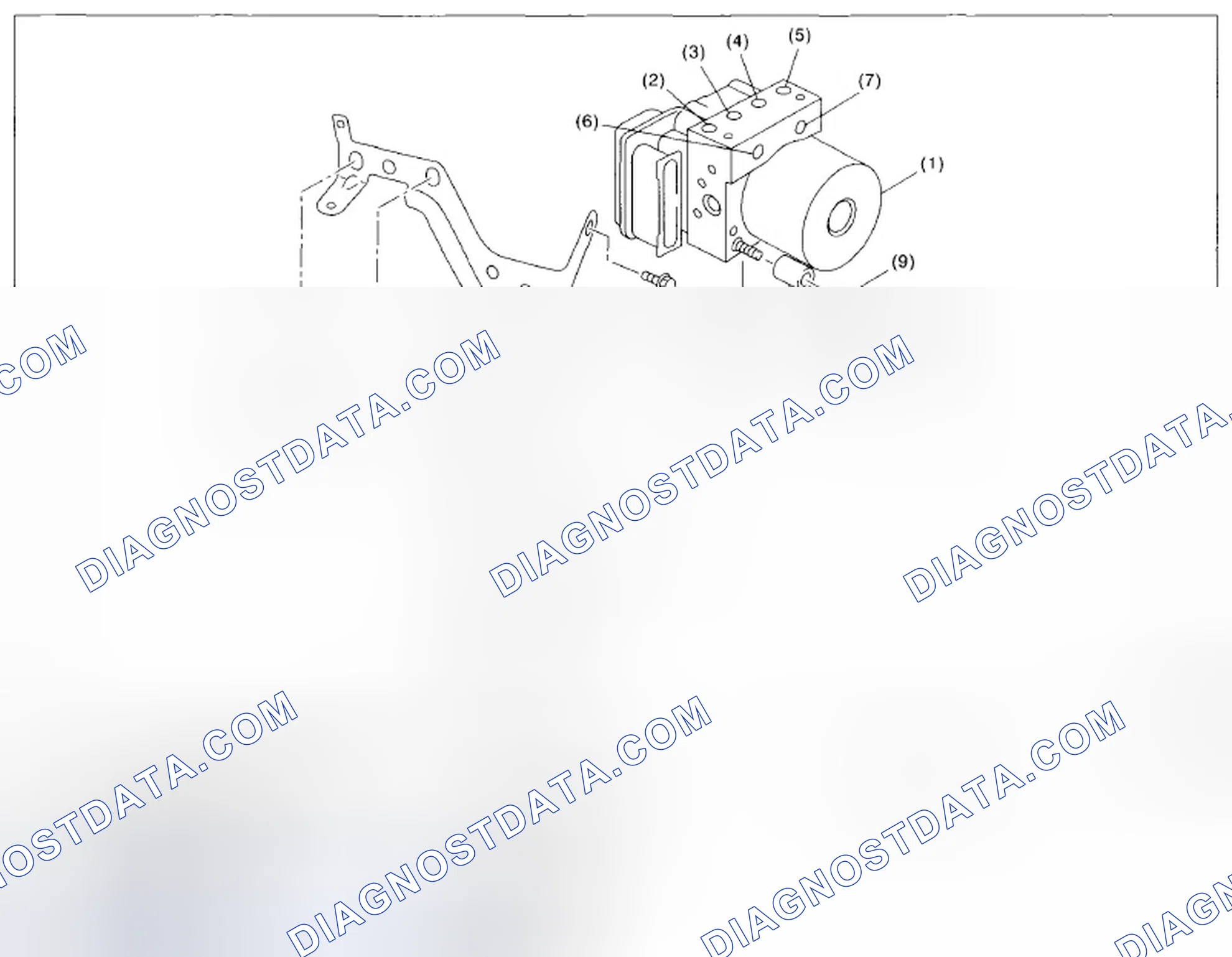 Scheme 43: VDC CONTROL MODULE & HYDRAULIC CONTROL UNIT (VDCCM&H/U)