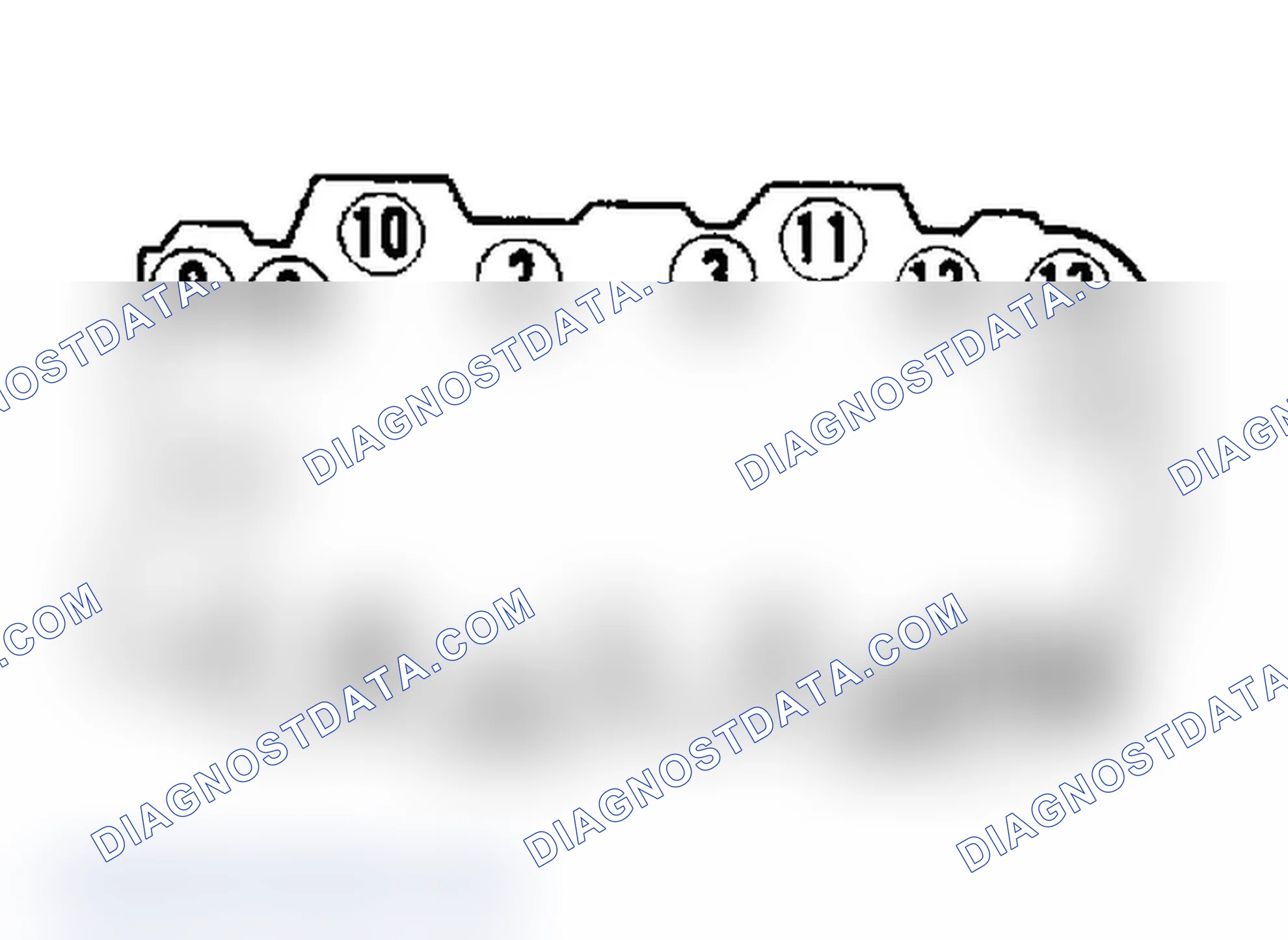 Scheme 75: Intake Manifold Tightening Sequence Tighten bolts gradually to 30 ft. lbs. (41 N.m).