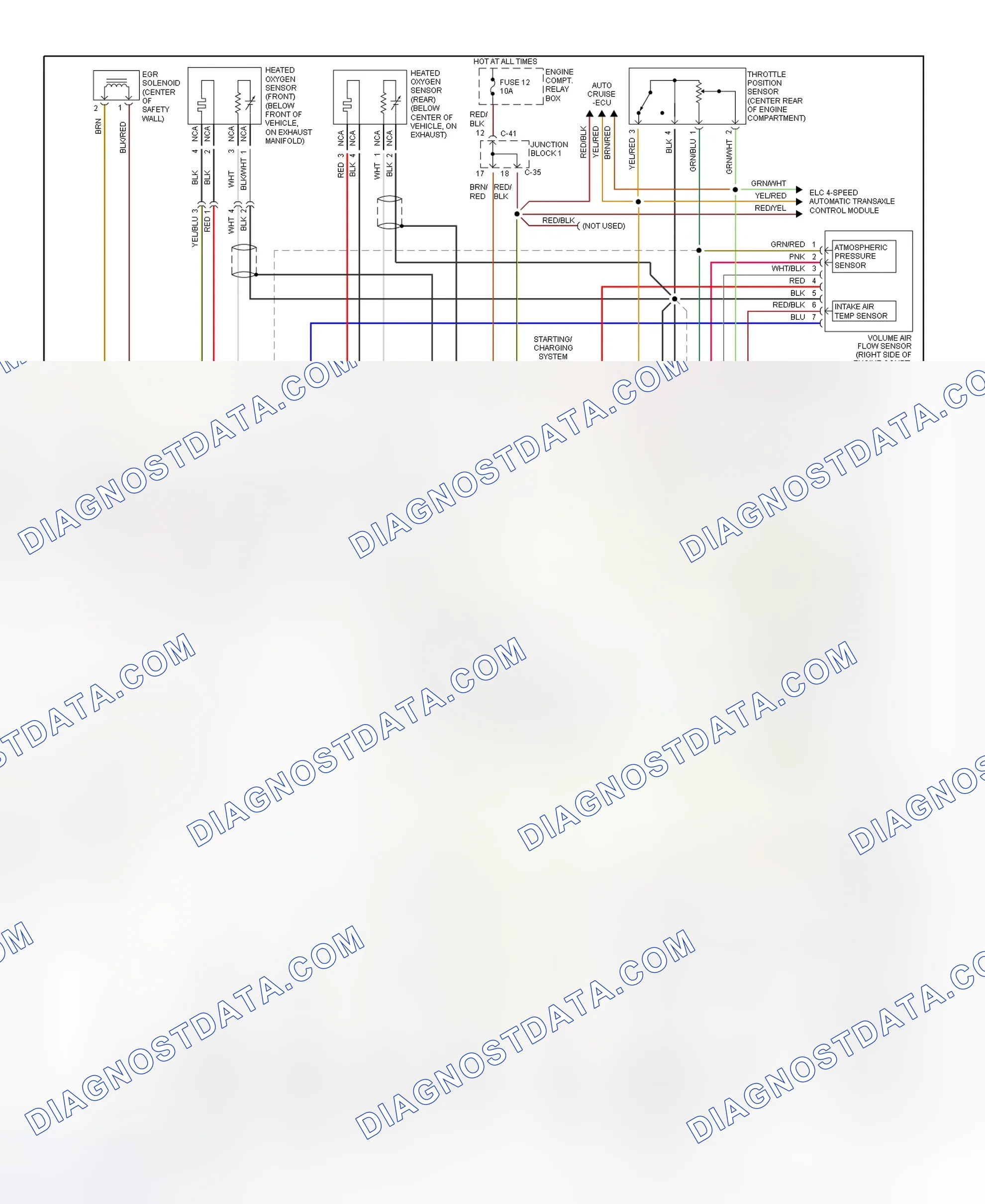 Scheme 59: Wiring Diagram (Galant 2.4L - California Emissions - 2 Of 2)