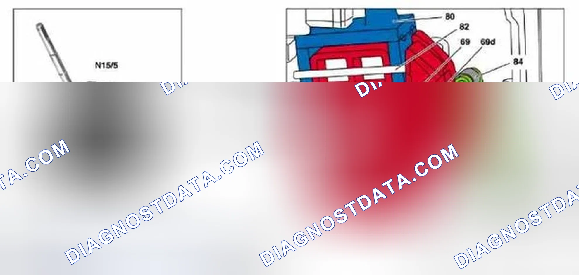 Scheme 82: Identifying Shift Detent Location - Transmission 722.6 In Model 171.4, 203, 209, 211, 219