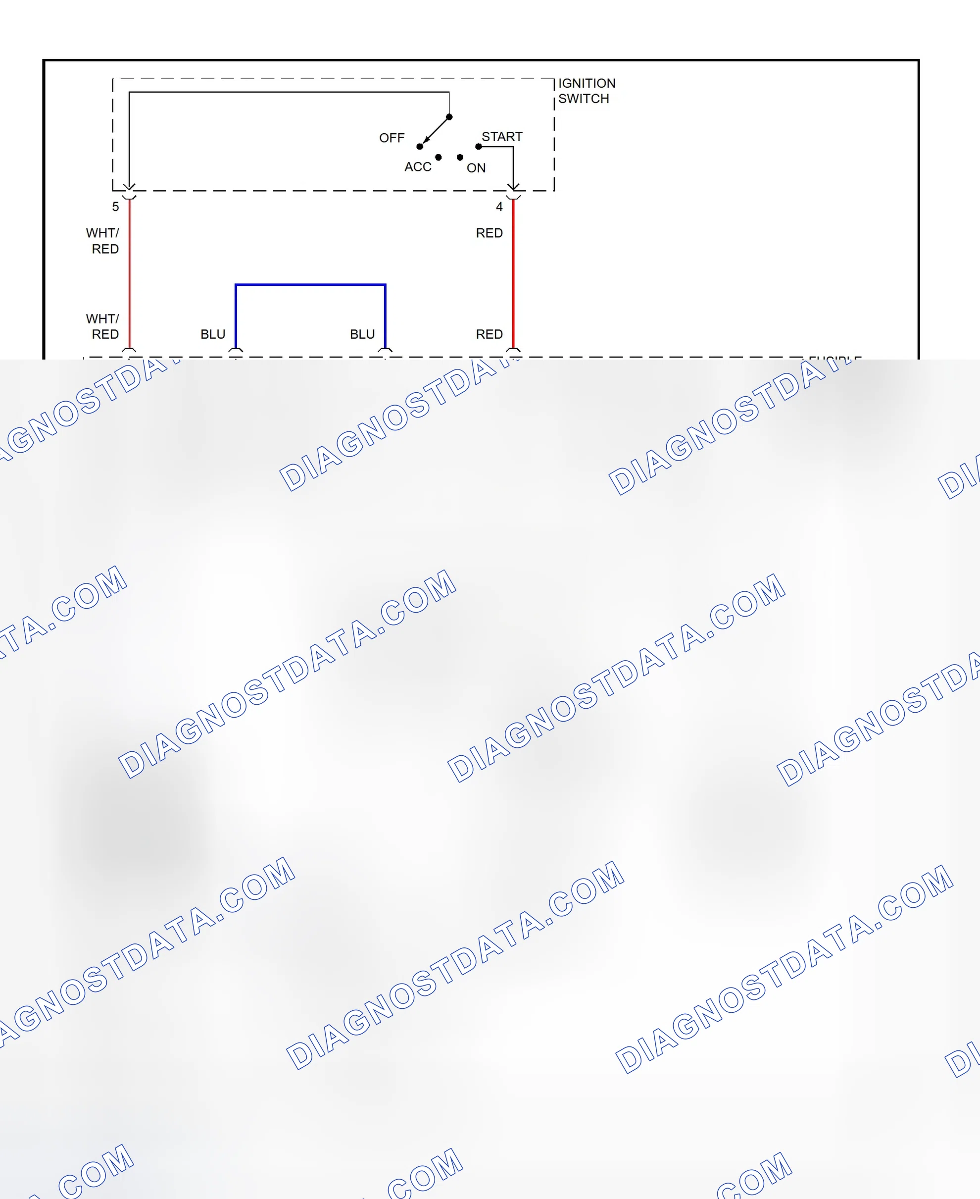 Fig. 27: Starting System Wiring Diagram (MR2)