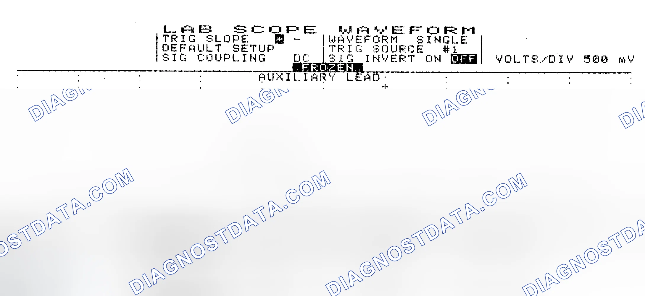 Scheme 10: Single Injector w/Excessive Current Flow - Current Pattern