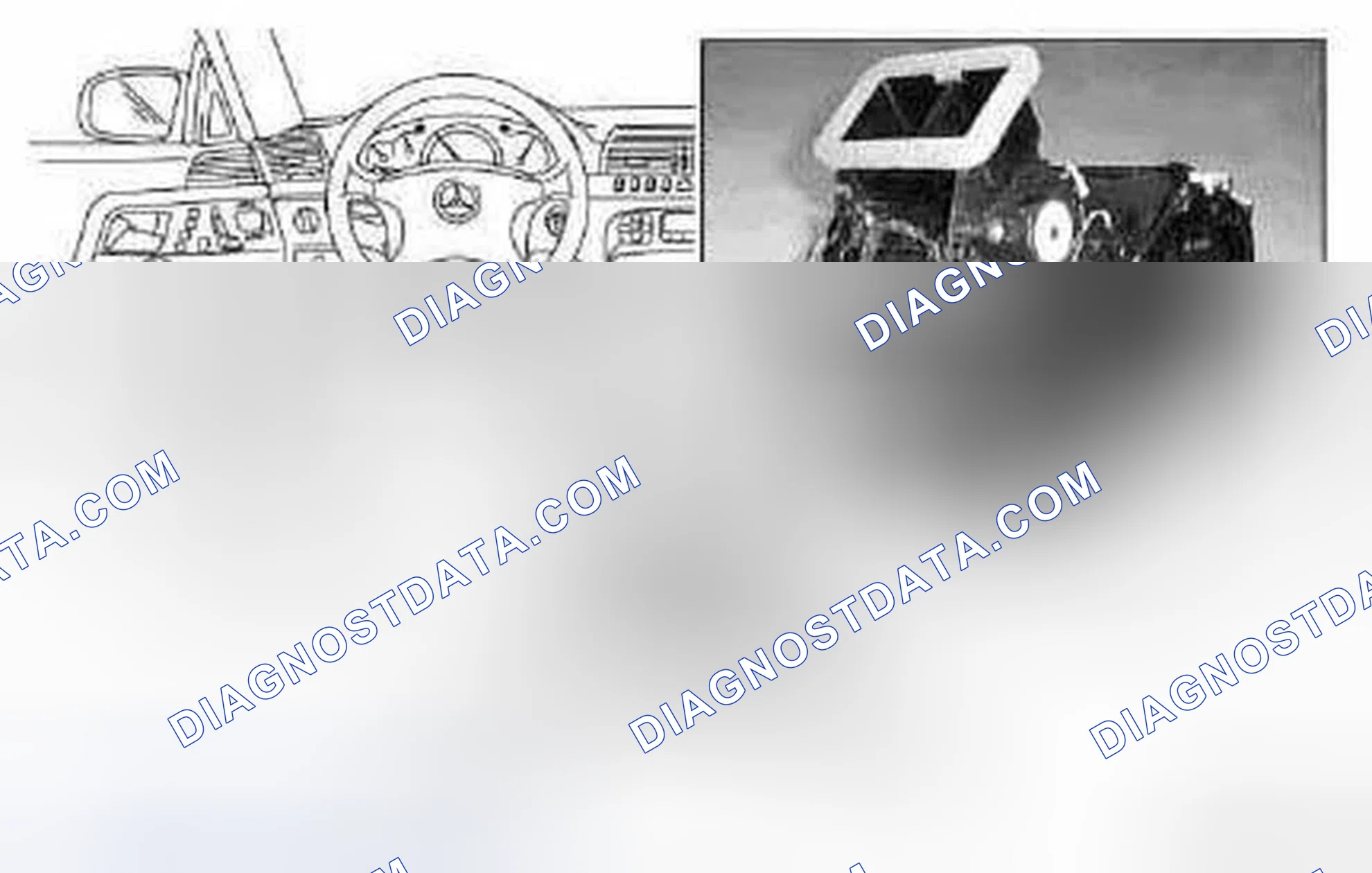 Fig. 109: Identifying Rear Air Conditioning Housing Location