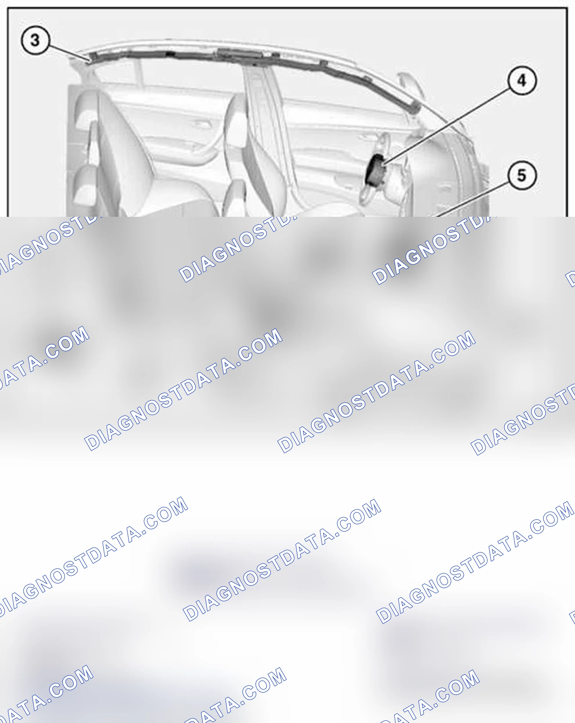 Scheme 64: 72 12... Overview of airbag modules, airbag control unit, belt tensioners