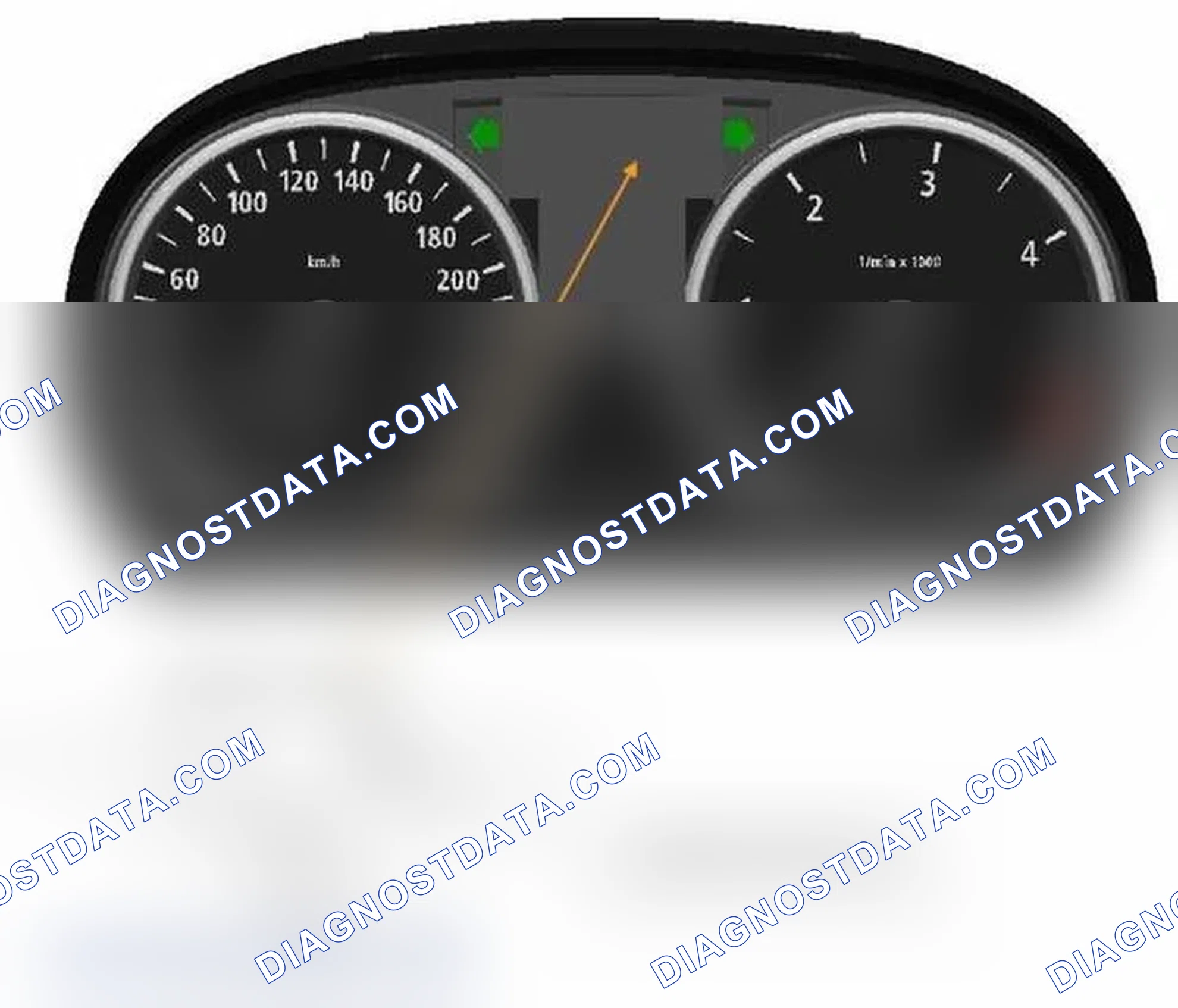 Scheme 24: 1.18.1 Drawing and Location of the Malfunction Indicator Light for following models