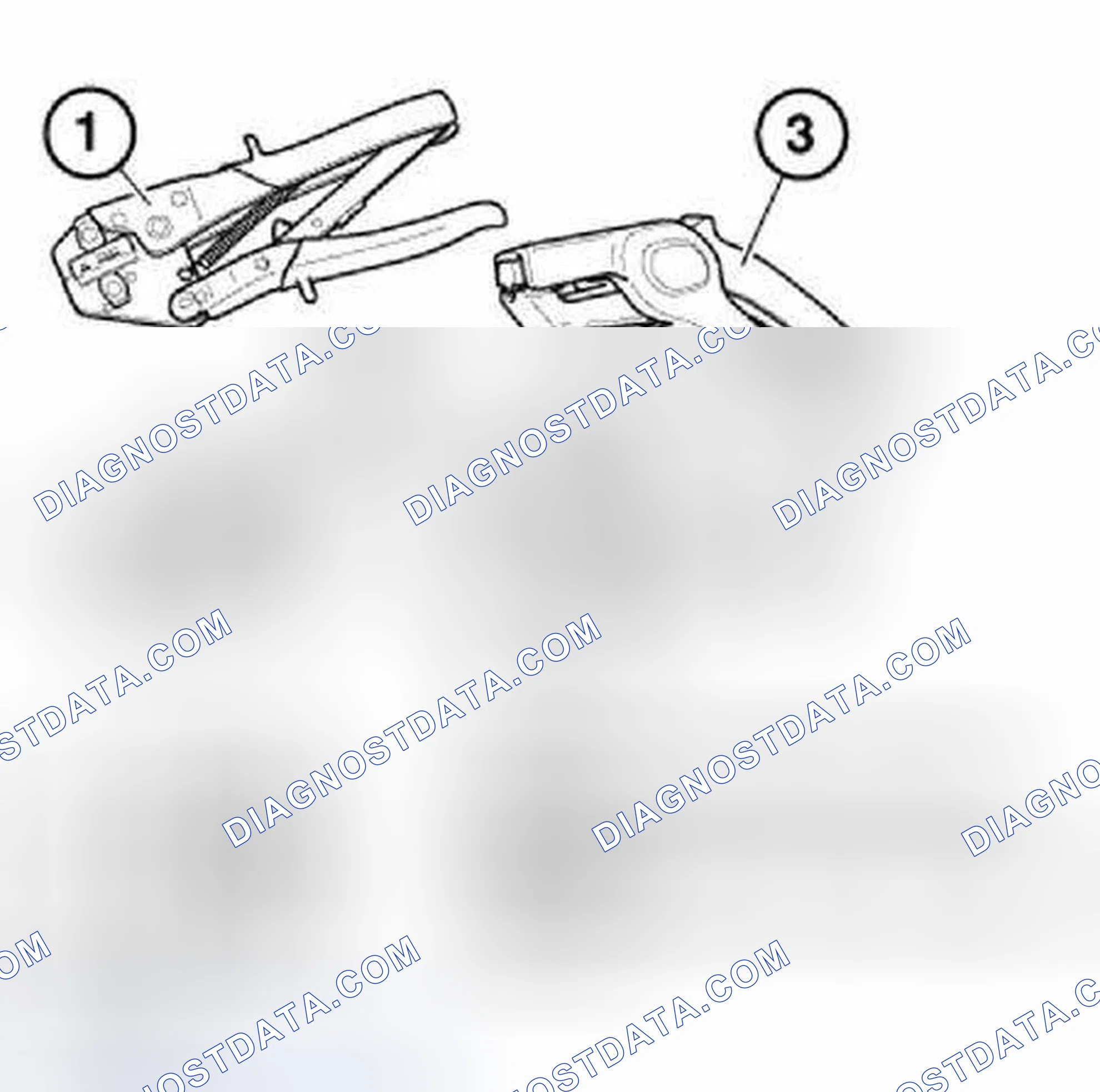 Scheme 202: 61 9 040 Set of tools for repair kit IV
