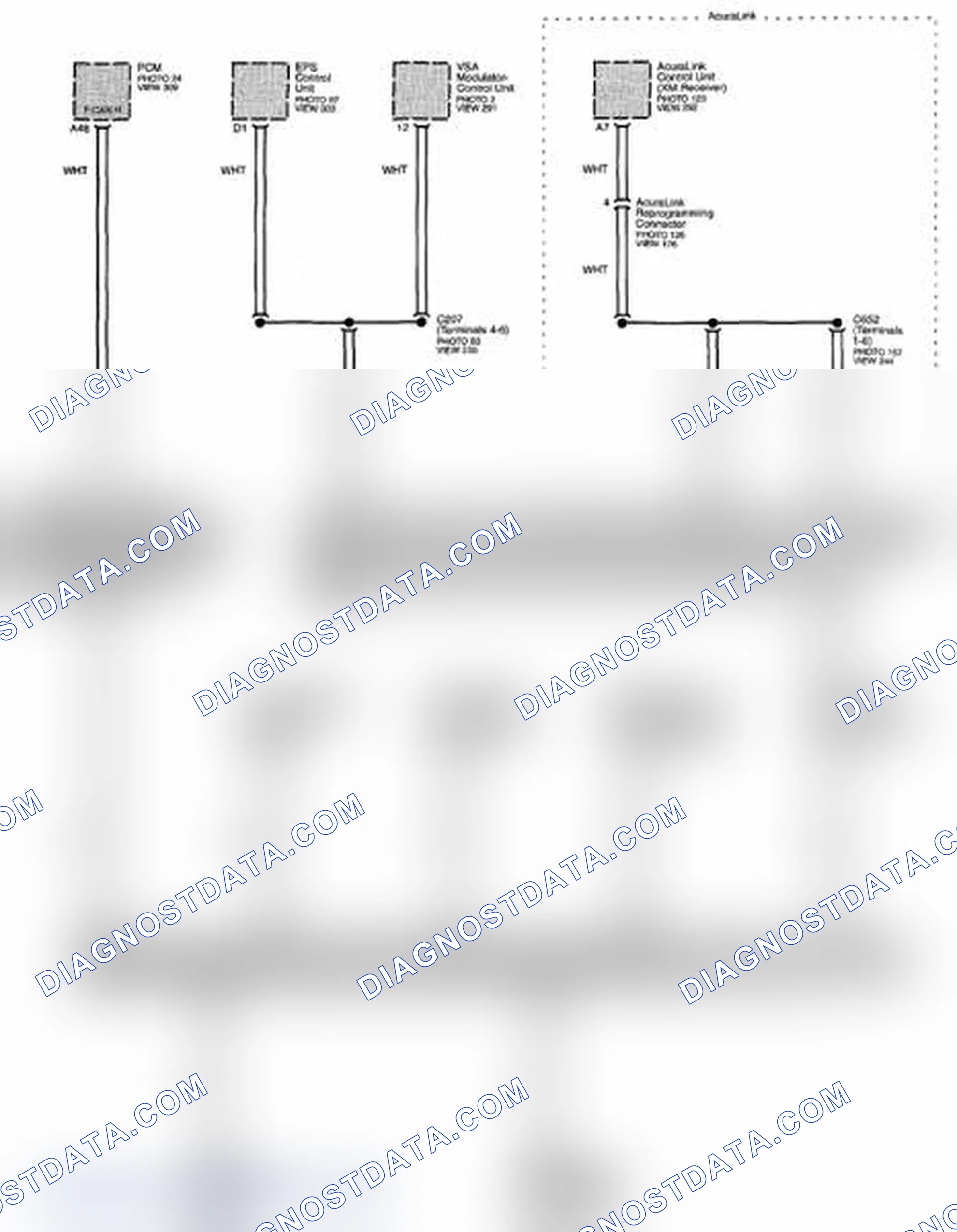 Scheme 194: Multiplex Integrated Control System Circuit Diagram - F-CAN Communication Line (High) (Page 50-4)
