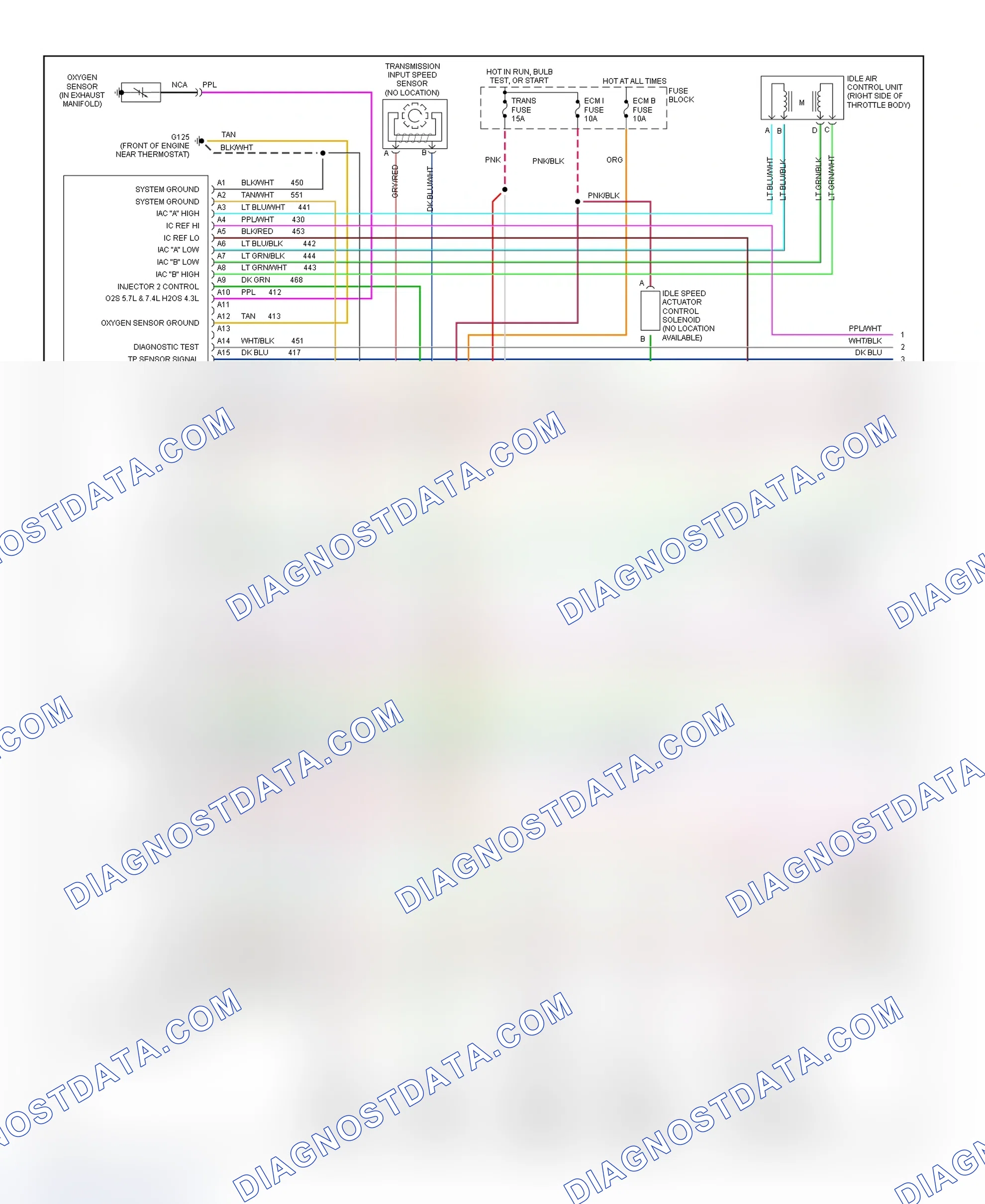 Scheme 323: Wiring Diagram (Van - 4.3L With 4L80-E - 1 Of 3)