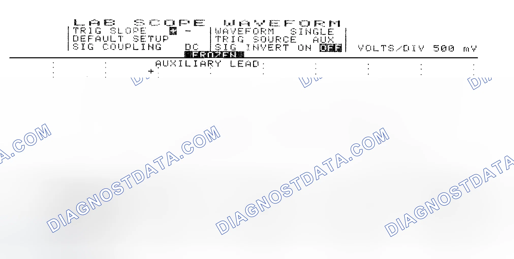 Scheme 14: Single Injector w/Excessive Current Flow - Current Pattern