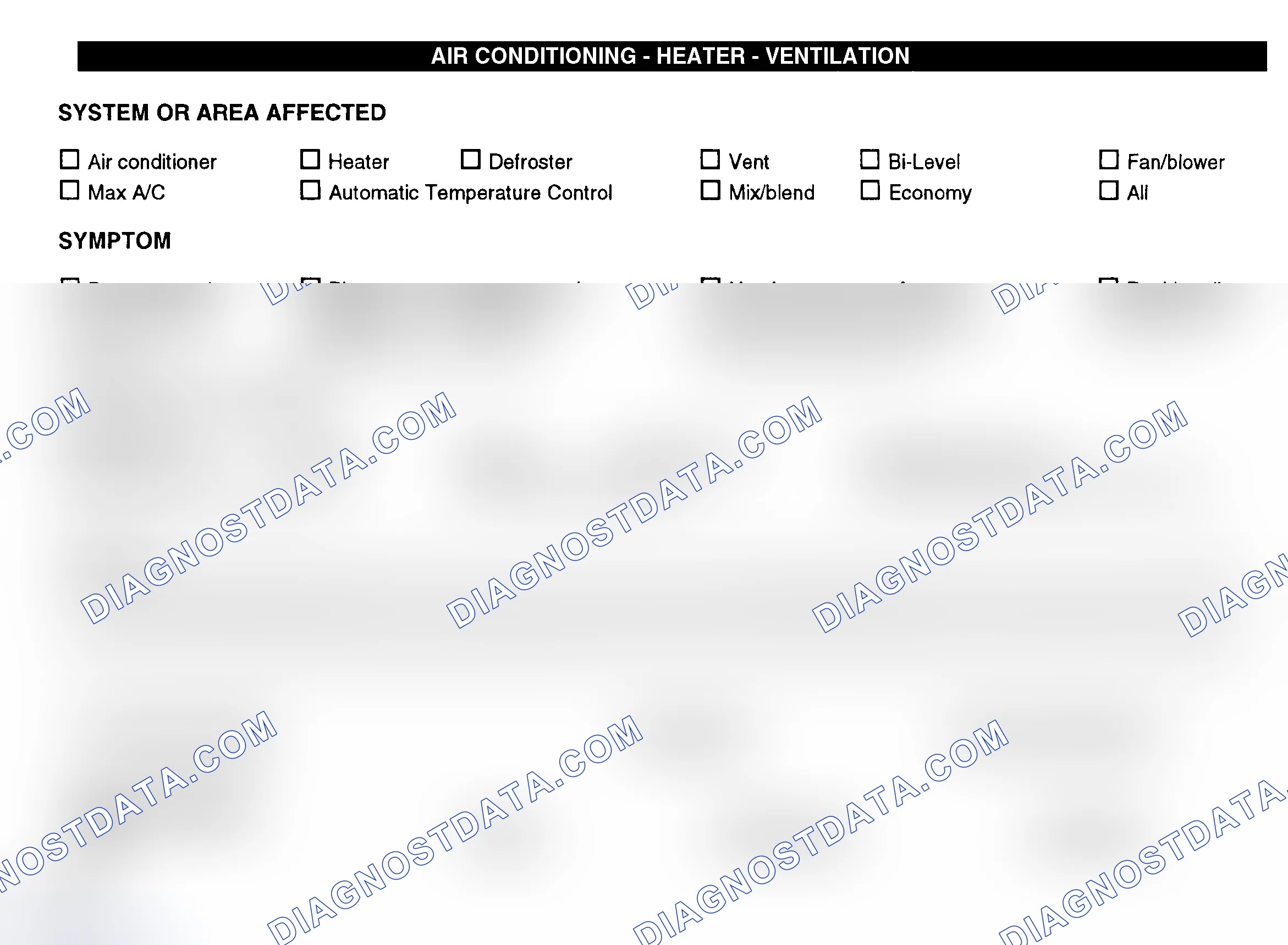 Scheme 8: Air Conditioning, Heater & Ventilation