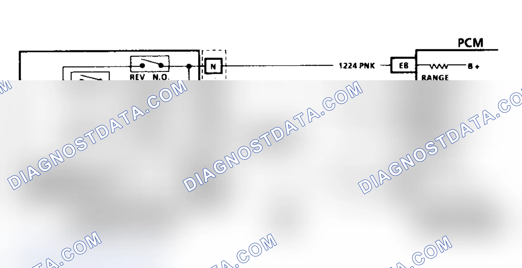 Scheme 279: Code 28 Schematic (4L60-E Transmission (Diesel) Transmission Range Pressure Switch