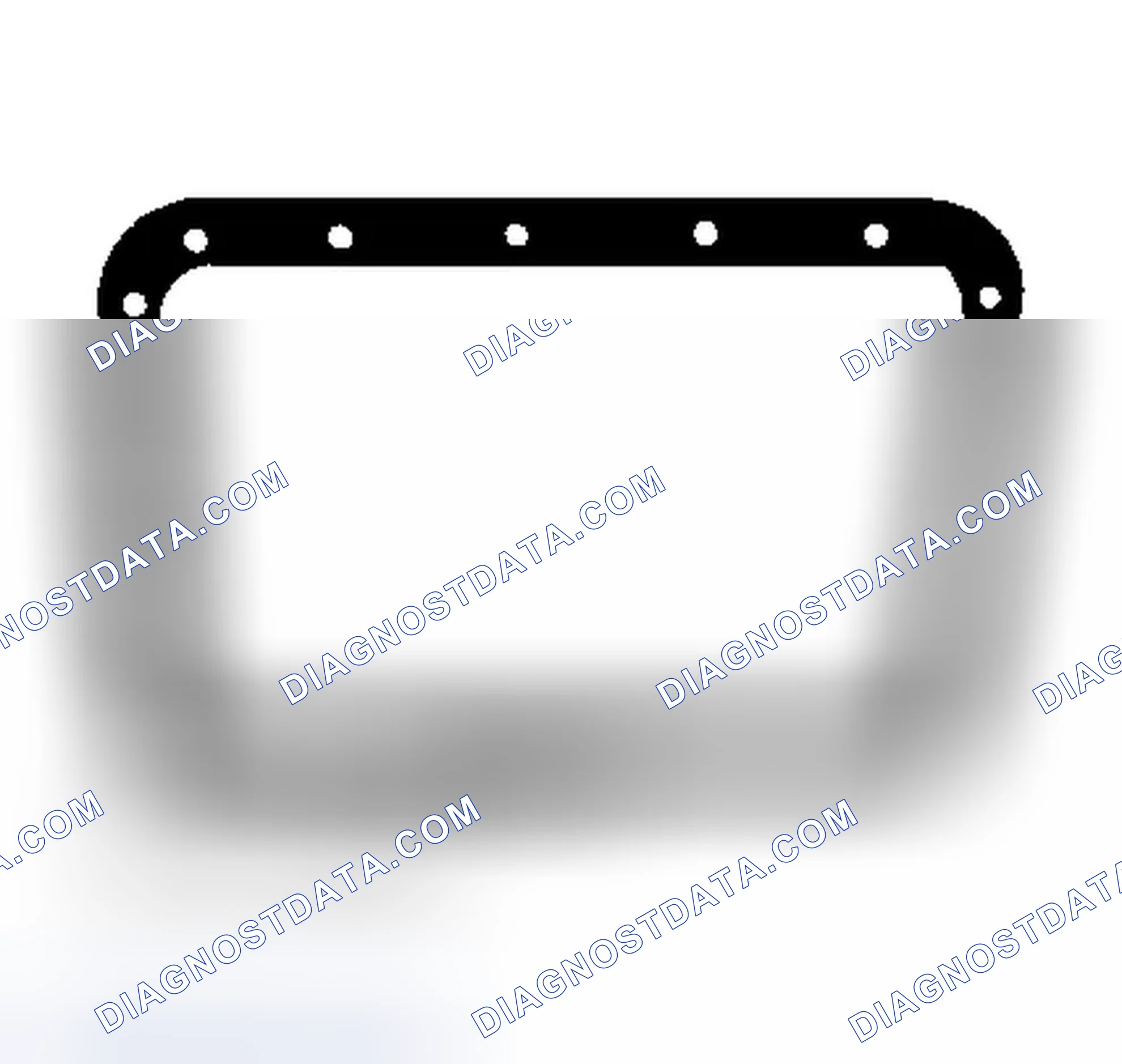Scheme 81: Identifying Oil Pan Gasket (4R44E & 5R55E)