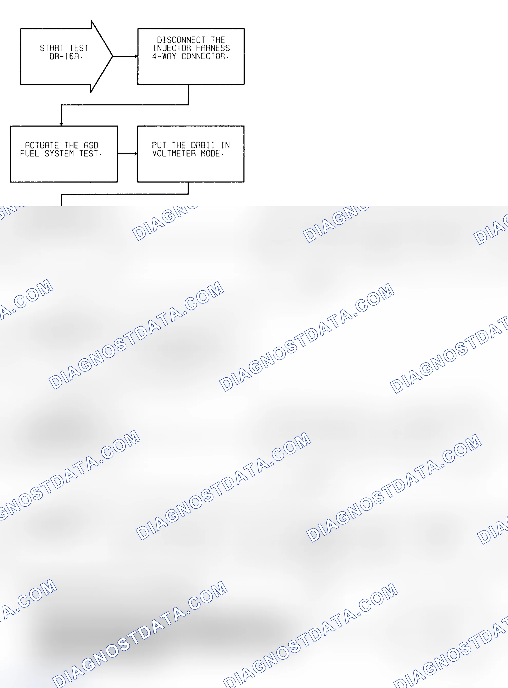 Scheme 267: Test DR-16A (1 of 2) Injector No. 1 Control Circuit