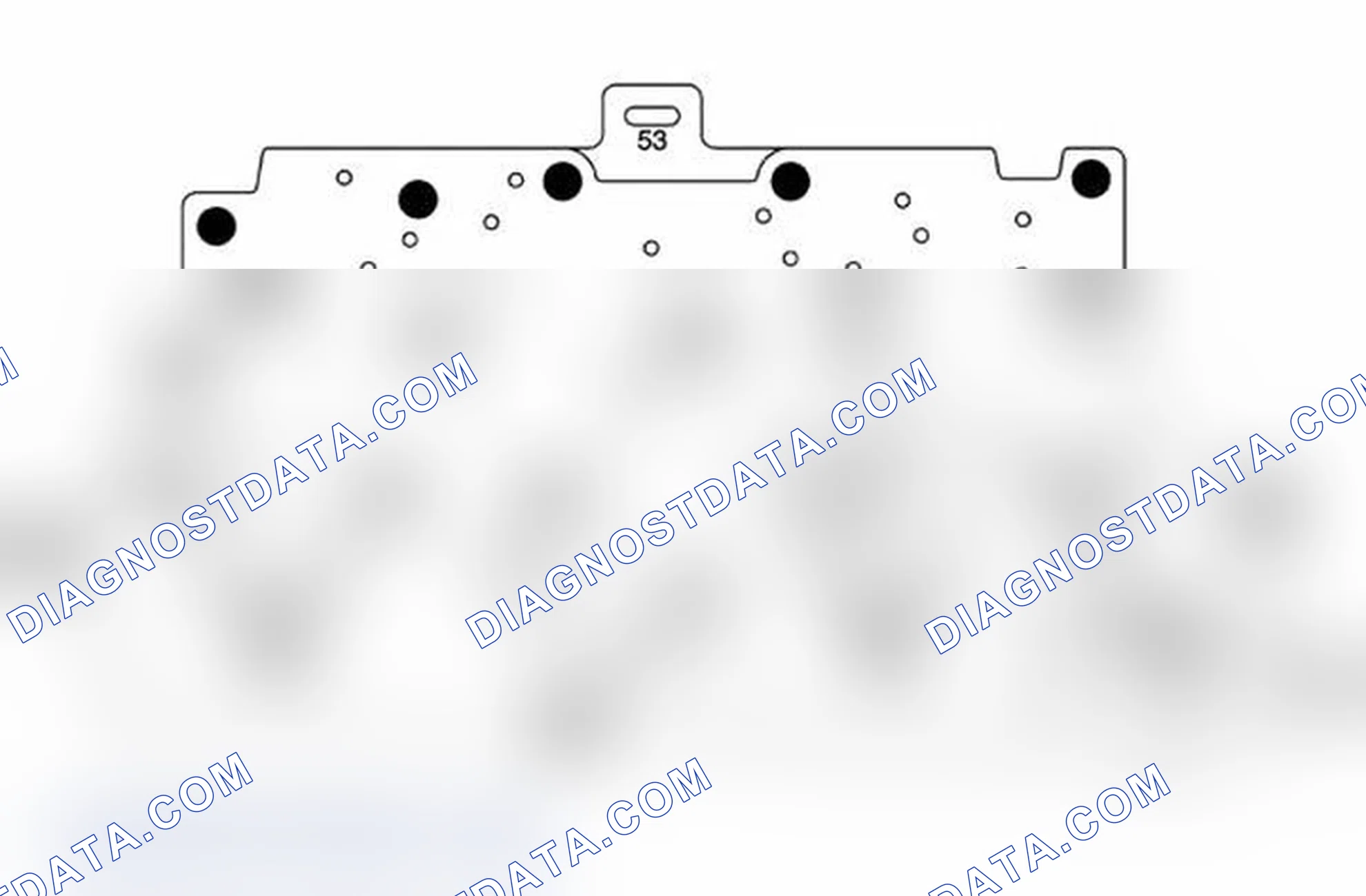 Scheme 49: Control Valve Channel Upper Plate Assembly