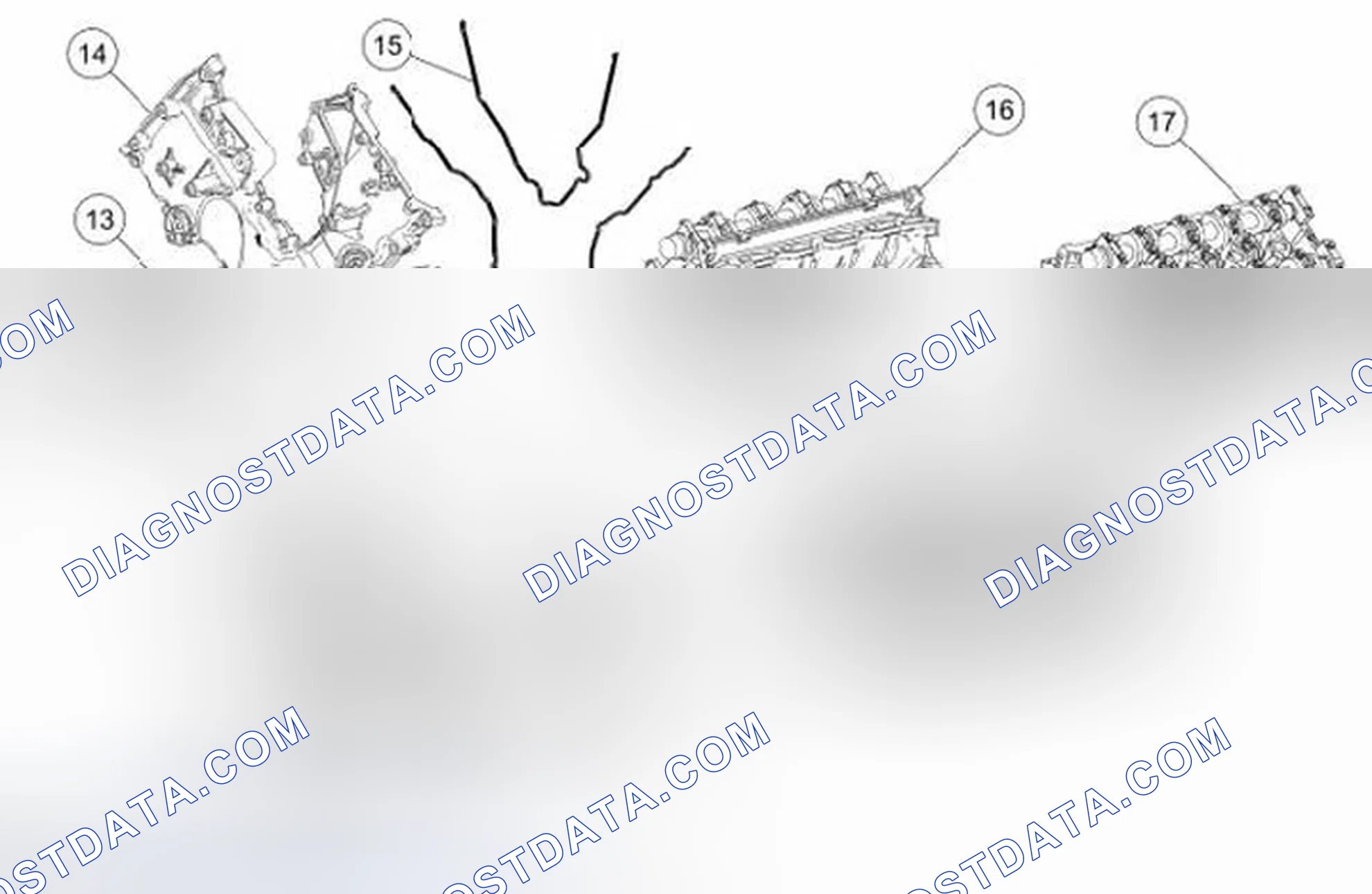Scheme 812: Timing Drive Components and Cylinder Heads